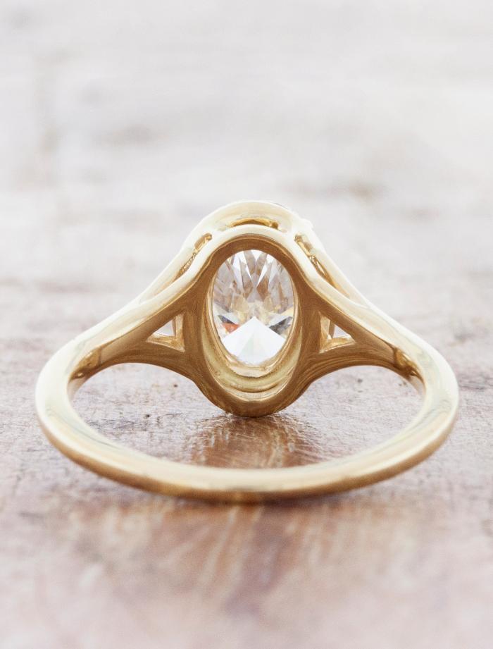 2 CT Round Three Stones Lab Grown Diamond Engagement Ring