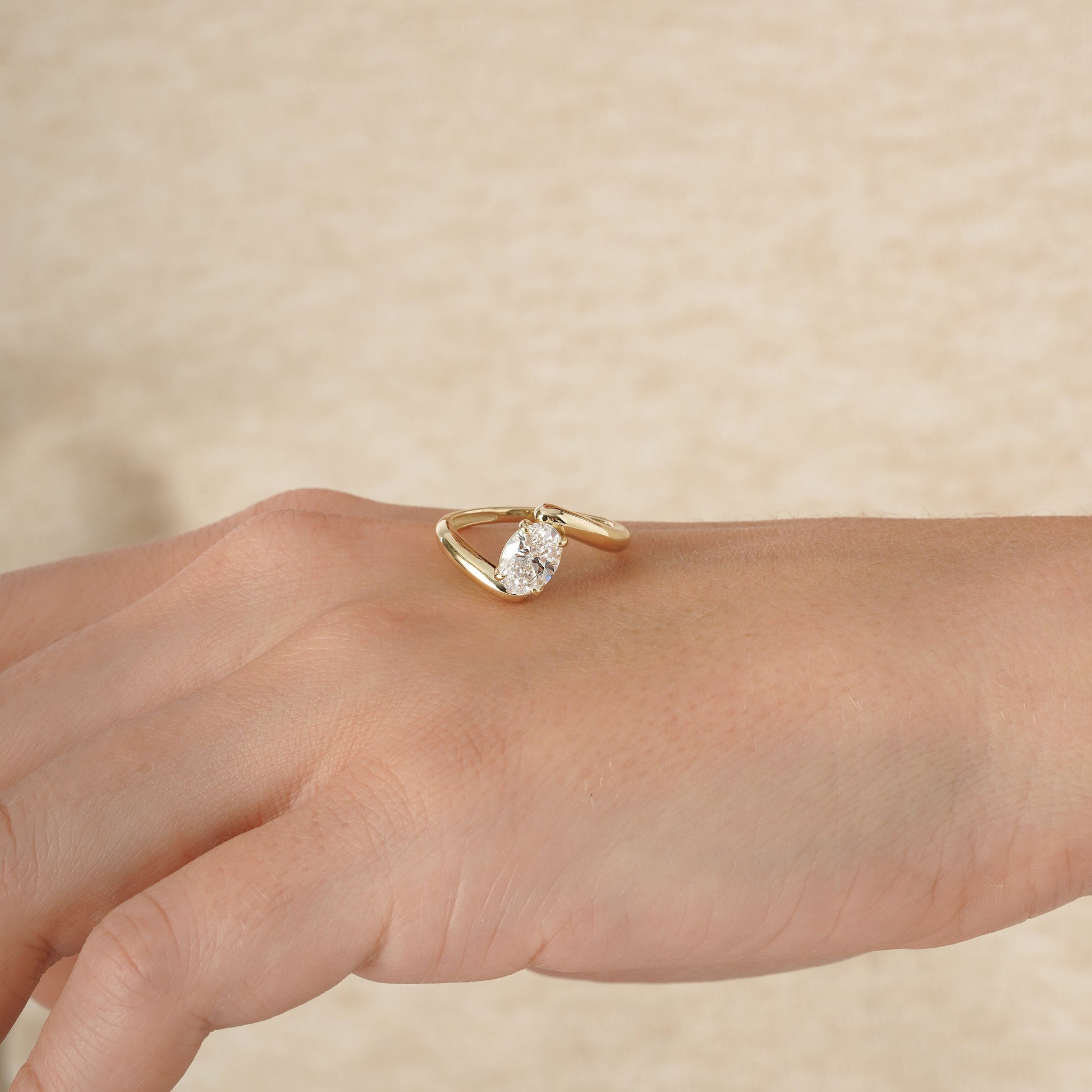 2 CT Round Three Stones Lab Grown Diamond Engagement Ring