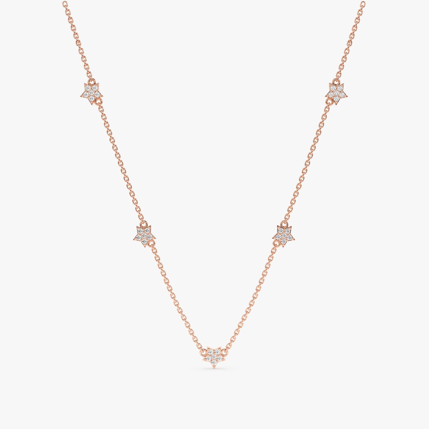 1.0 CT Round Bezel Solitaire Lab Grown Diamond Necklace