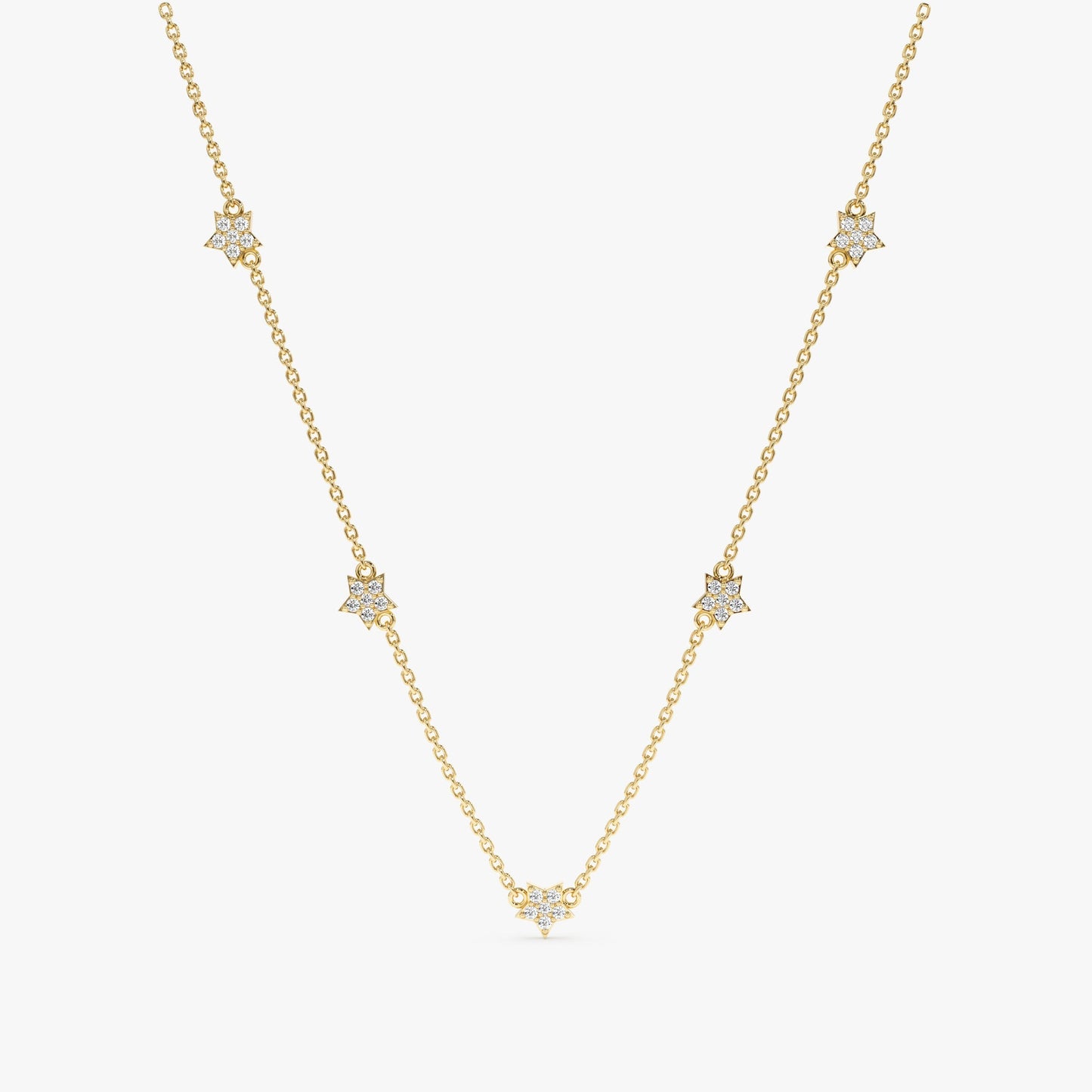 1.0 CT Round Bezel Solitaire Lab Grown Diamond Necklace