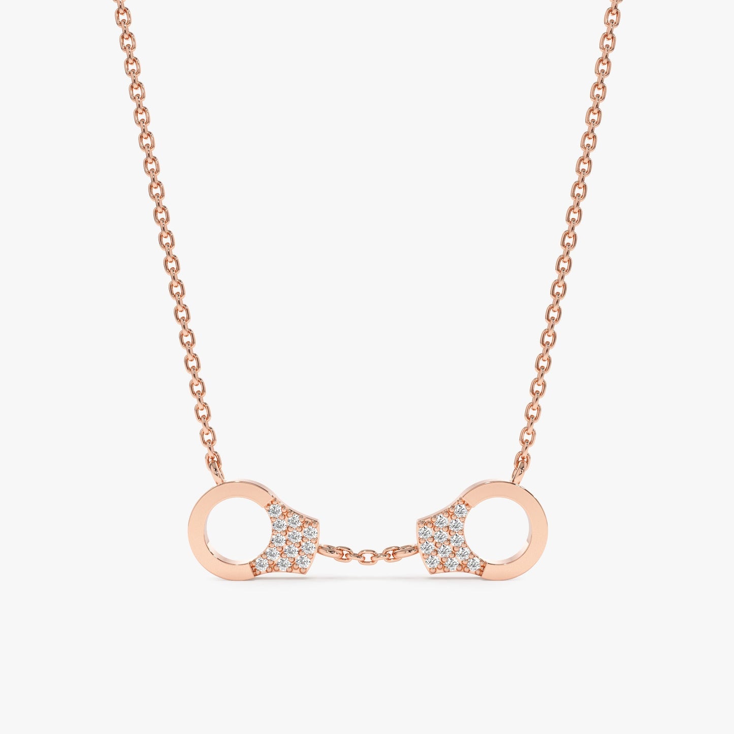 1.0 CT Round Bezel Solitaire Lab Grown Diamond Necklace