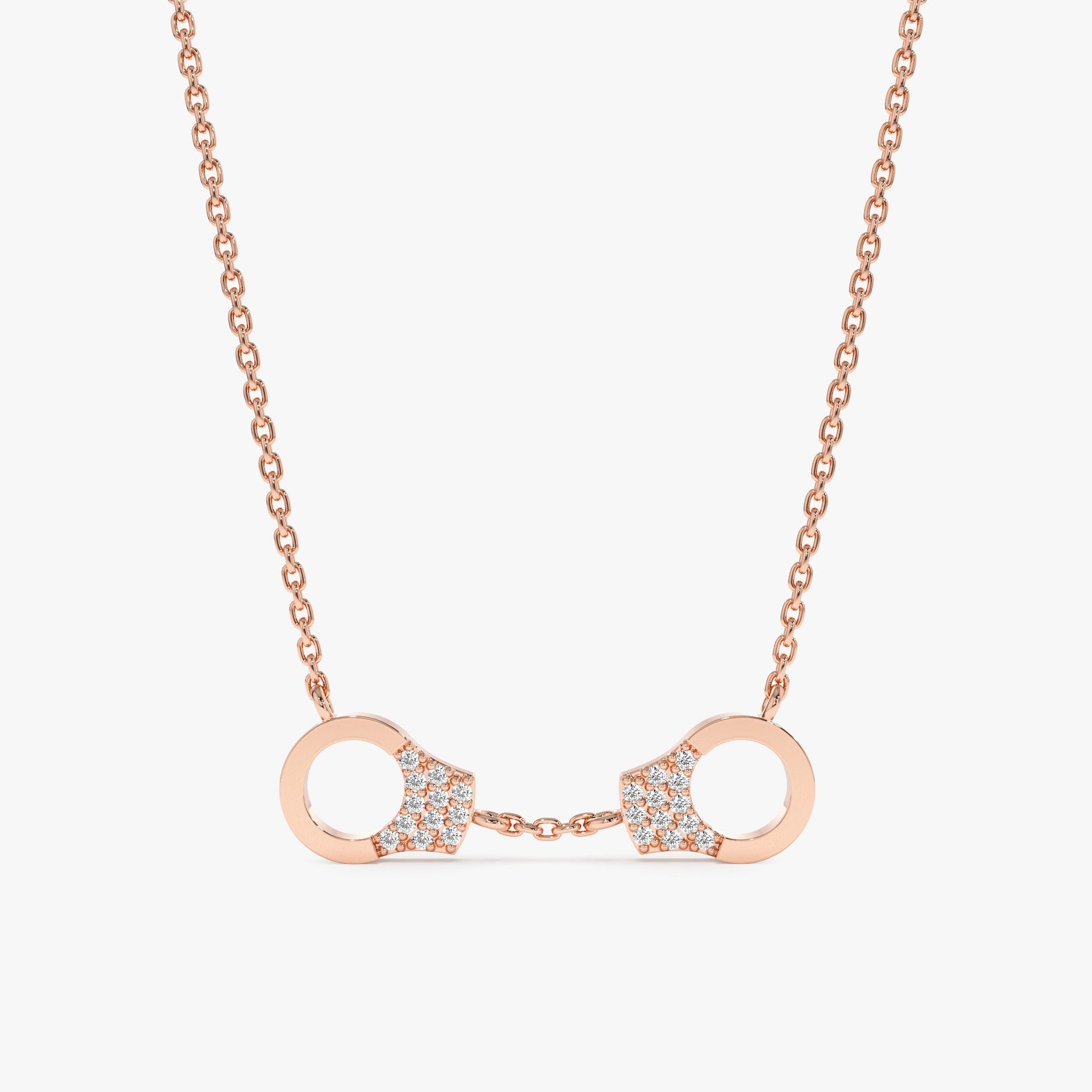 1.0 CT Round Bezel Solitaire Lab Grown Diamond Necklace