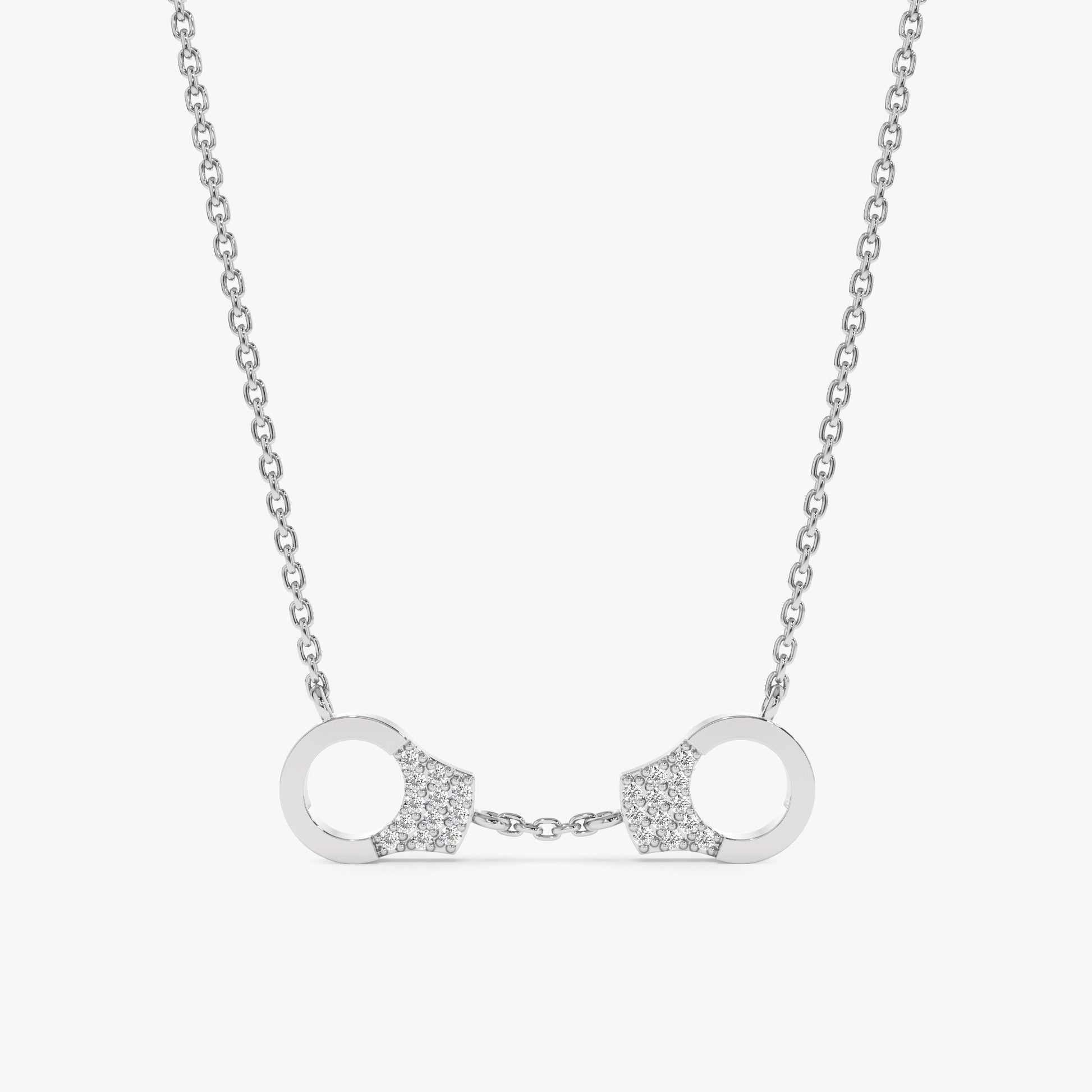 1.0 CT Round Bezel Solitaire Lab Grown Diamond Necklace