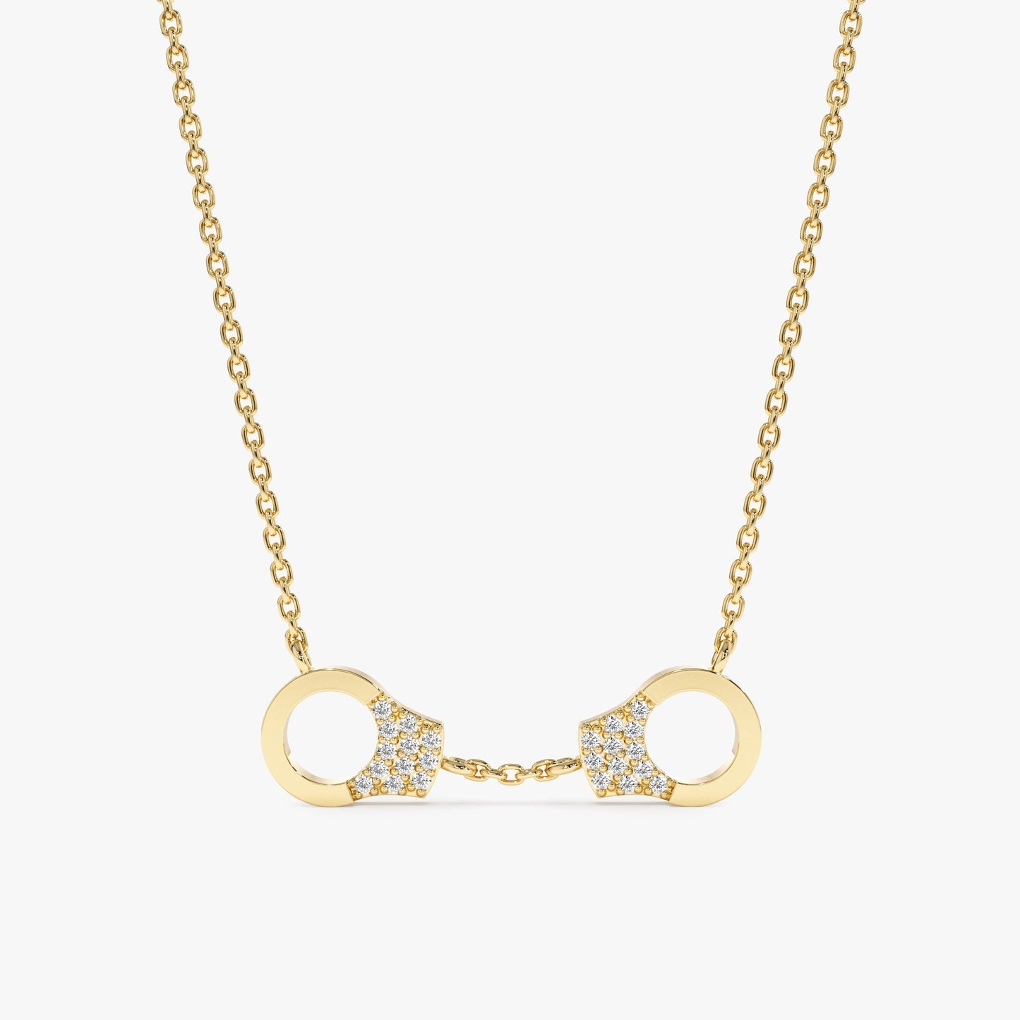 1.0 CT Round Bezel Solitaire Lab Grown Diamond Necklace