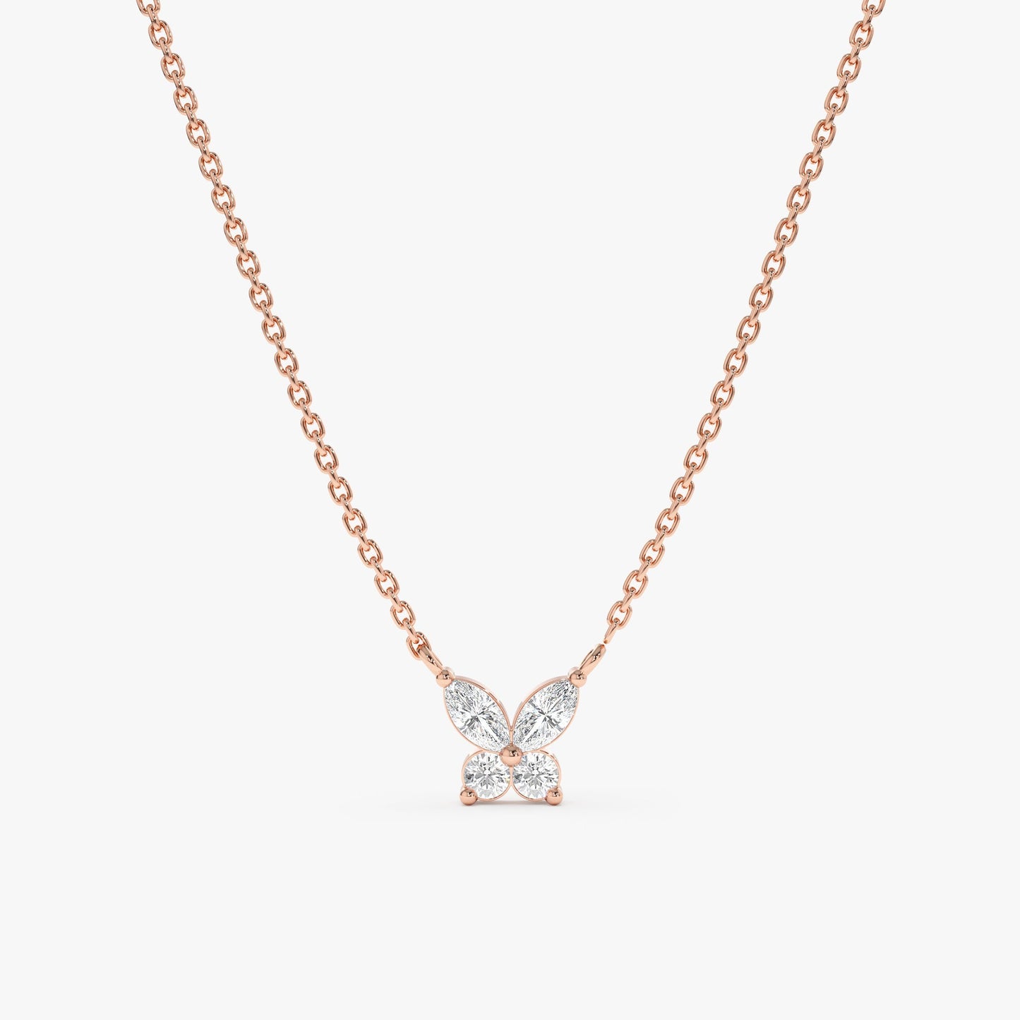 1.0 CT Round Bezel Solitaire Lab Grown Diamond Necklace