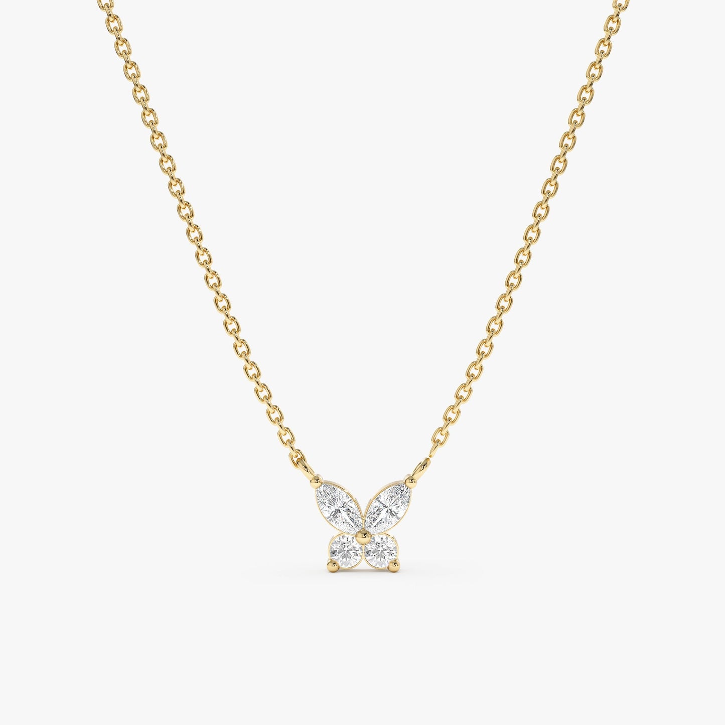 1.0 CT Round Bezel Solitaire Lab Grown Diamond Necklace