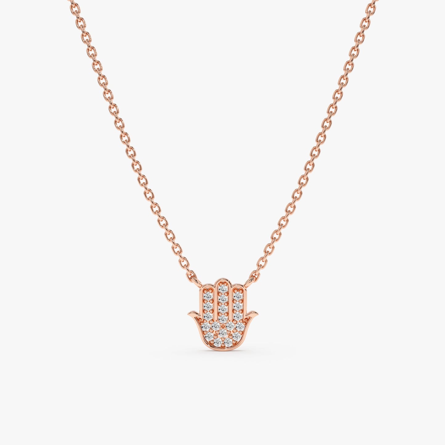 1.0 CT Round Bezel Solitaire Lab Grown Diamond Necklace