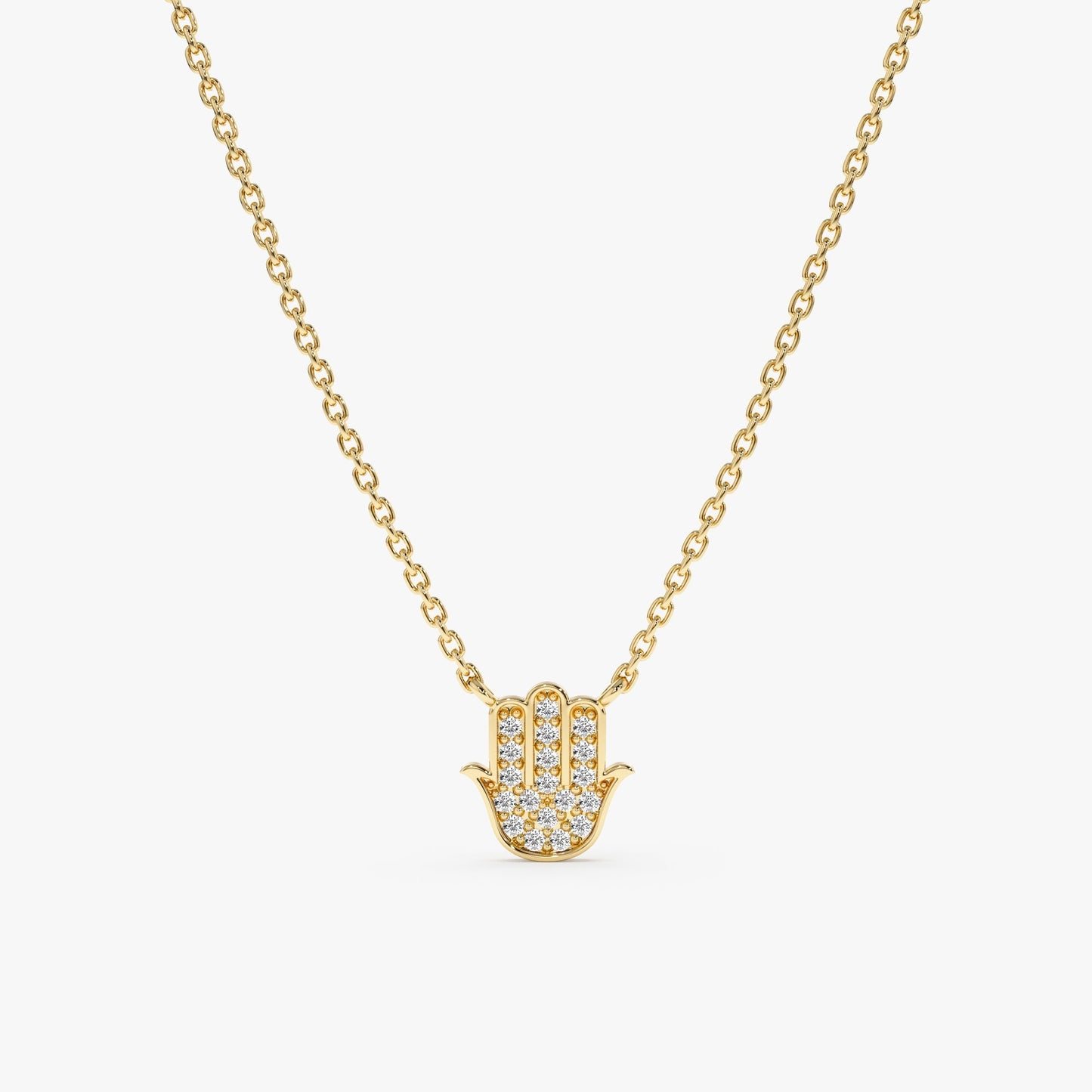 1.0 CT Round Bezel Solitaire Lab Grown Diamond Necklace
