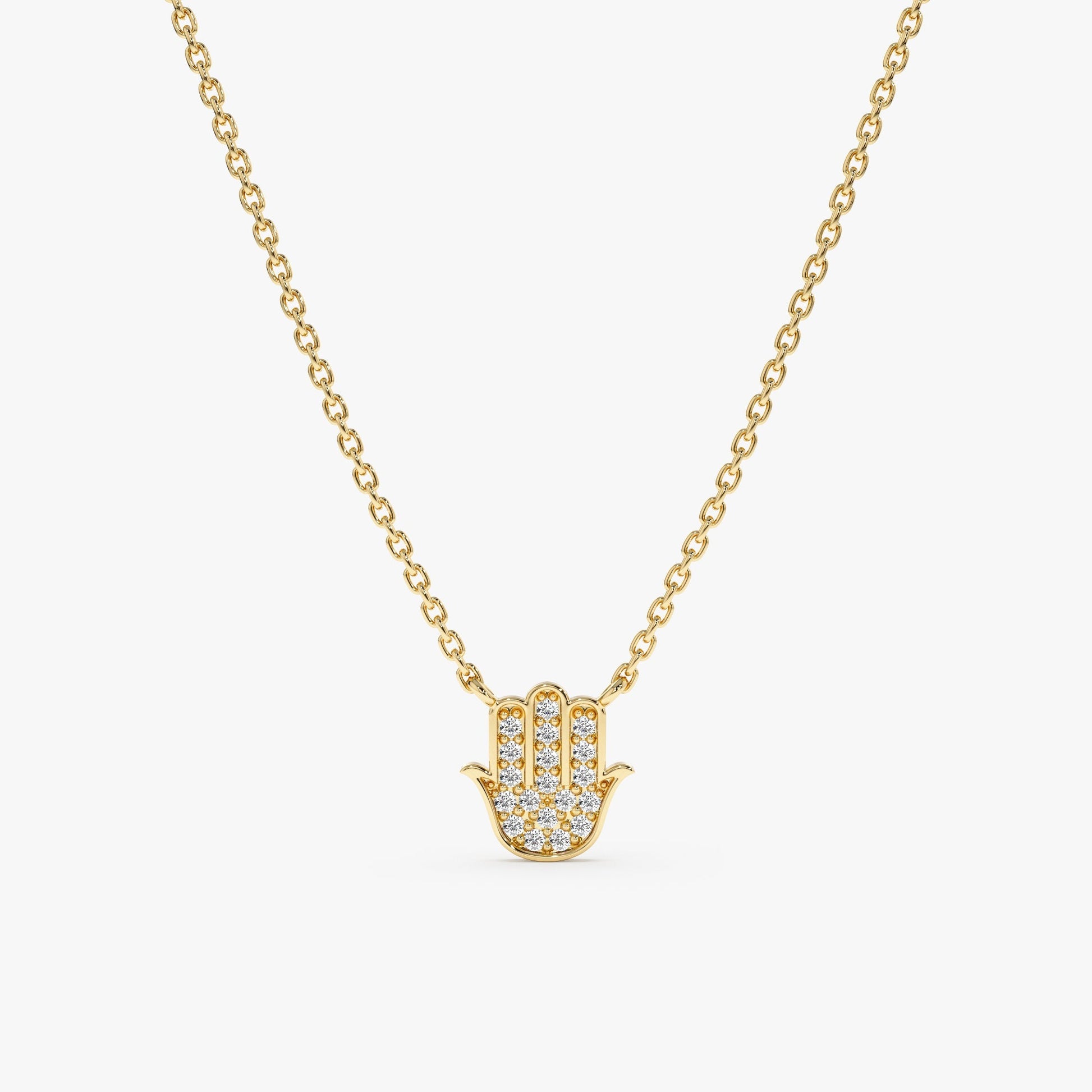 1.0 CT Round Bezel Solitaire Lab Grown Diamond Necklace