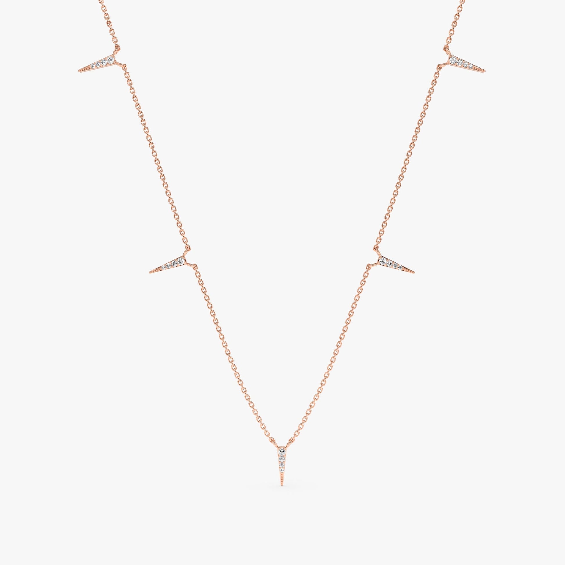1.0 CT Round Bezel Solitaire Lab Grown Diamond Necklace