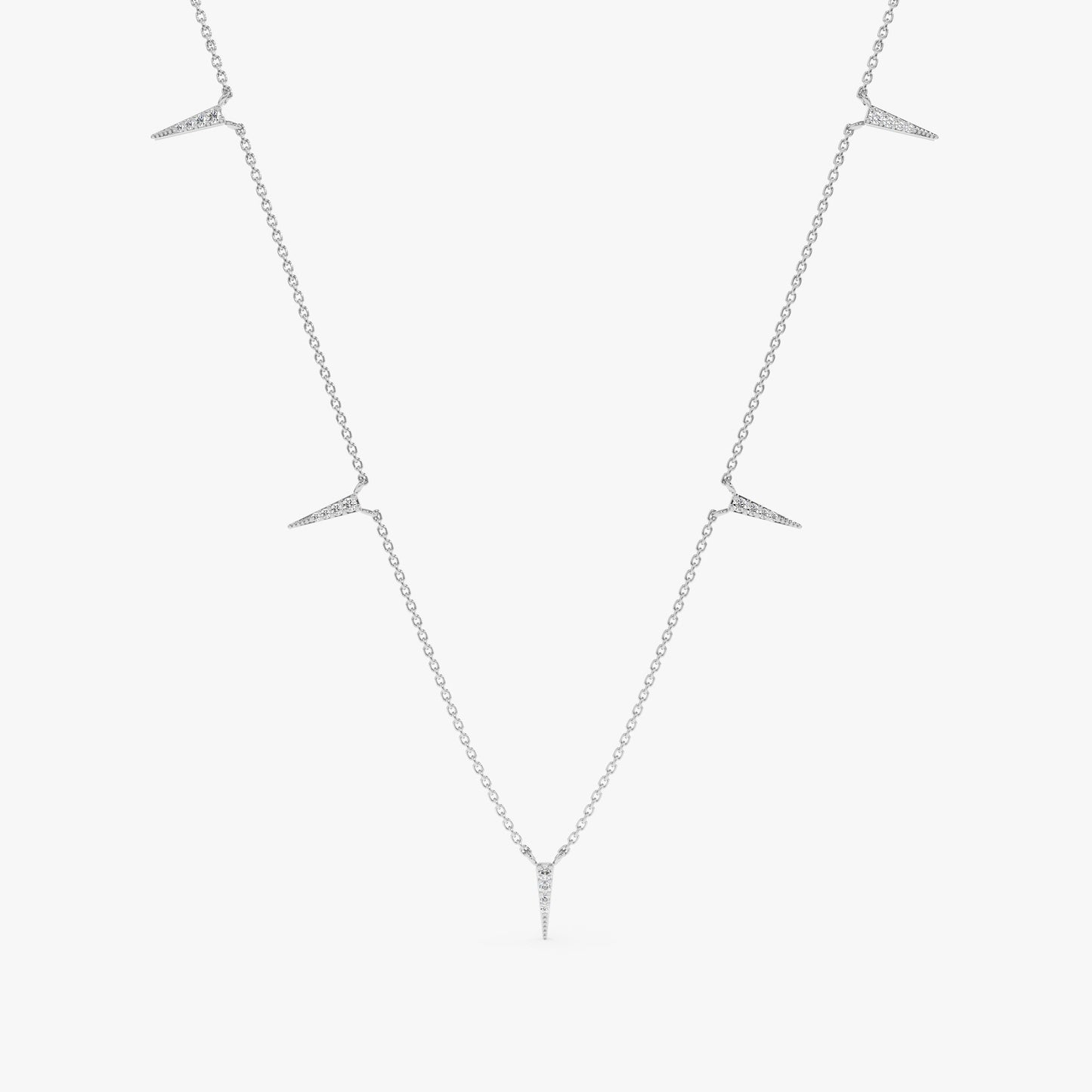 1.0 CT Round Bezel Solitaire Lab Grown Diamond Necklace