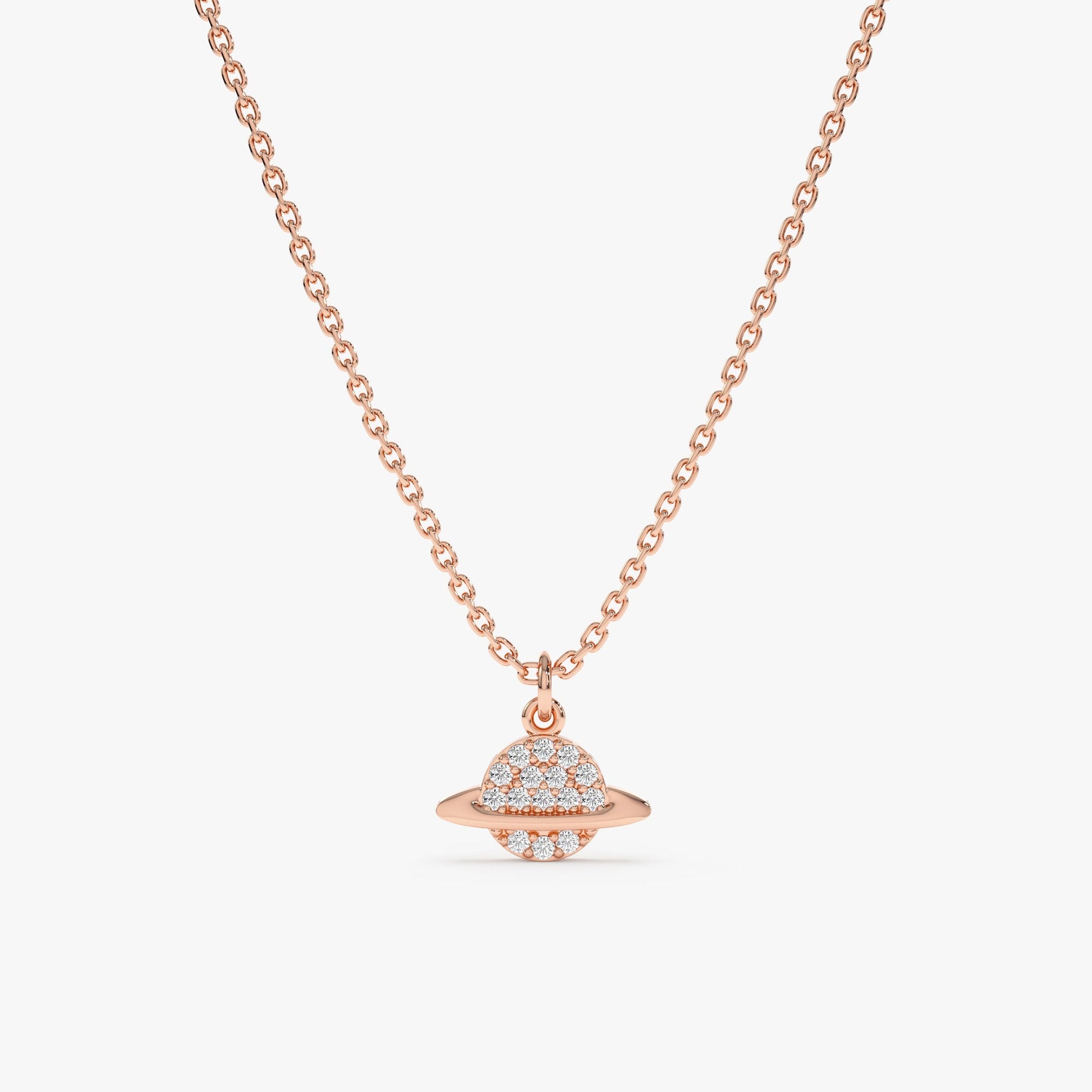 1.0 CT Round Bezel Solitaire Lab Grown Diamond Necklace