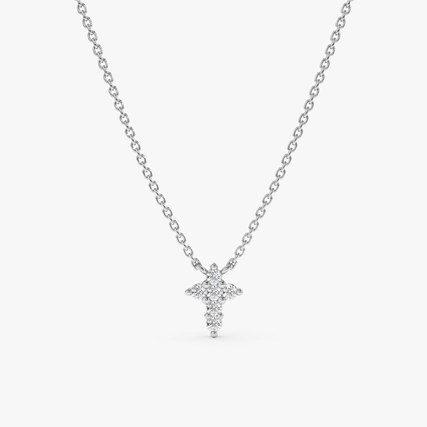 1.0 CT Round Bezel Solitaire Lab Grown Diamond Necklace