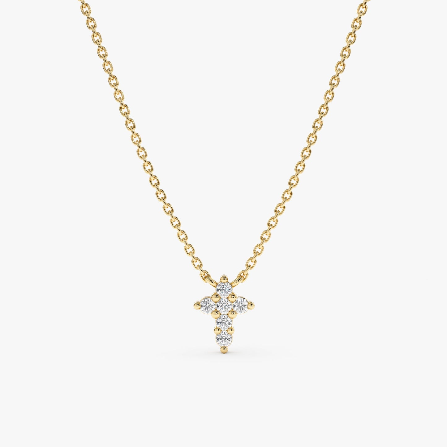 1.0 CT Round Bezel Solitaire Lab Grown Diamond Necklace
