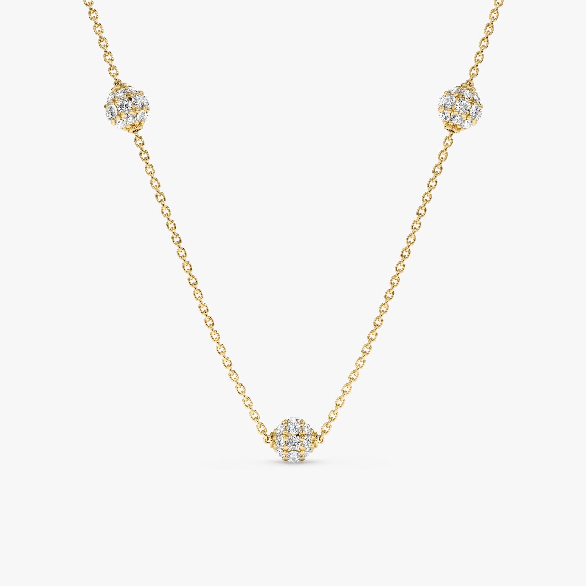 1.0 CT Round Bezel Solitaire Lab Grown Diamond Necklace