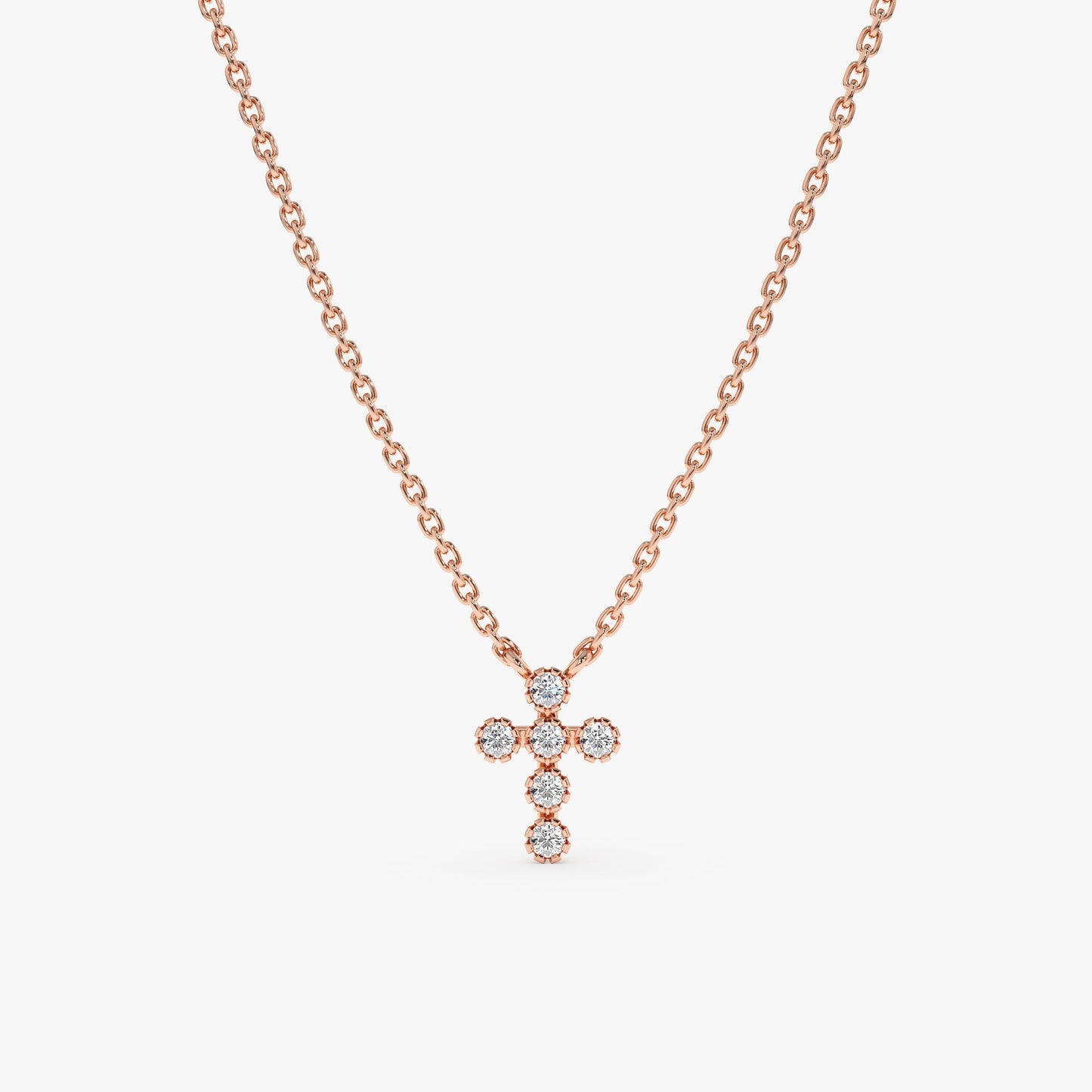 1.0 CT Round Bezel Solitaire Lab Grown Diamond Necklace