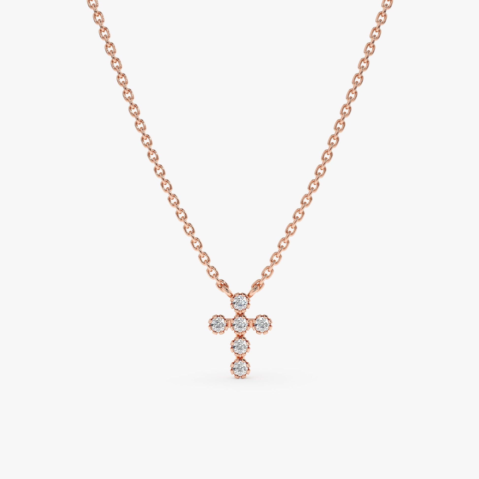 1.0 CT Round Bezel Solitaire Lab Grown Diamond Necklace