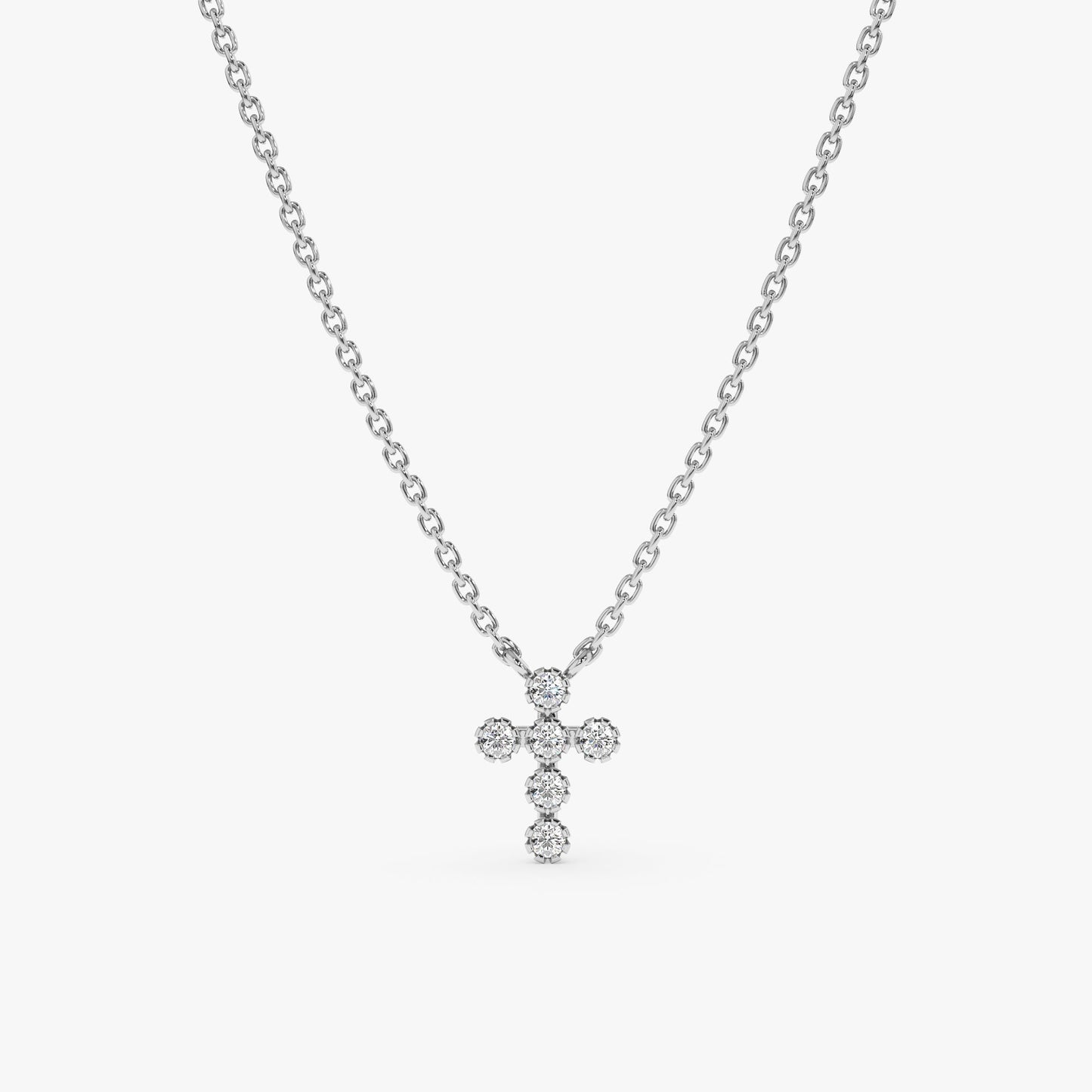 1.0 CT Round Bezel Solitaire Lab Grown Diamond Necklace