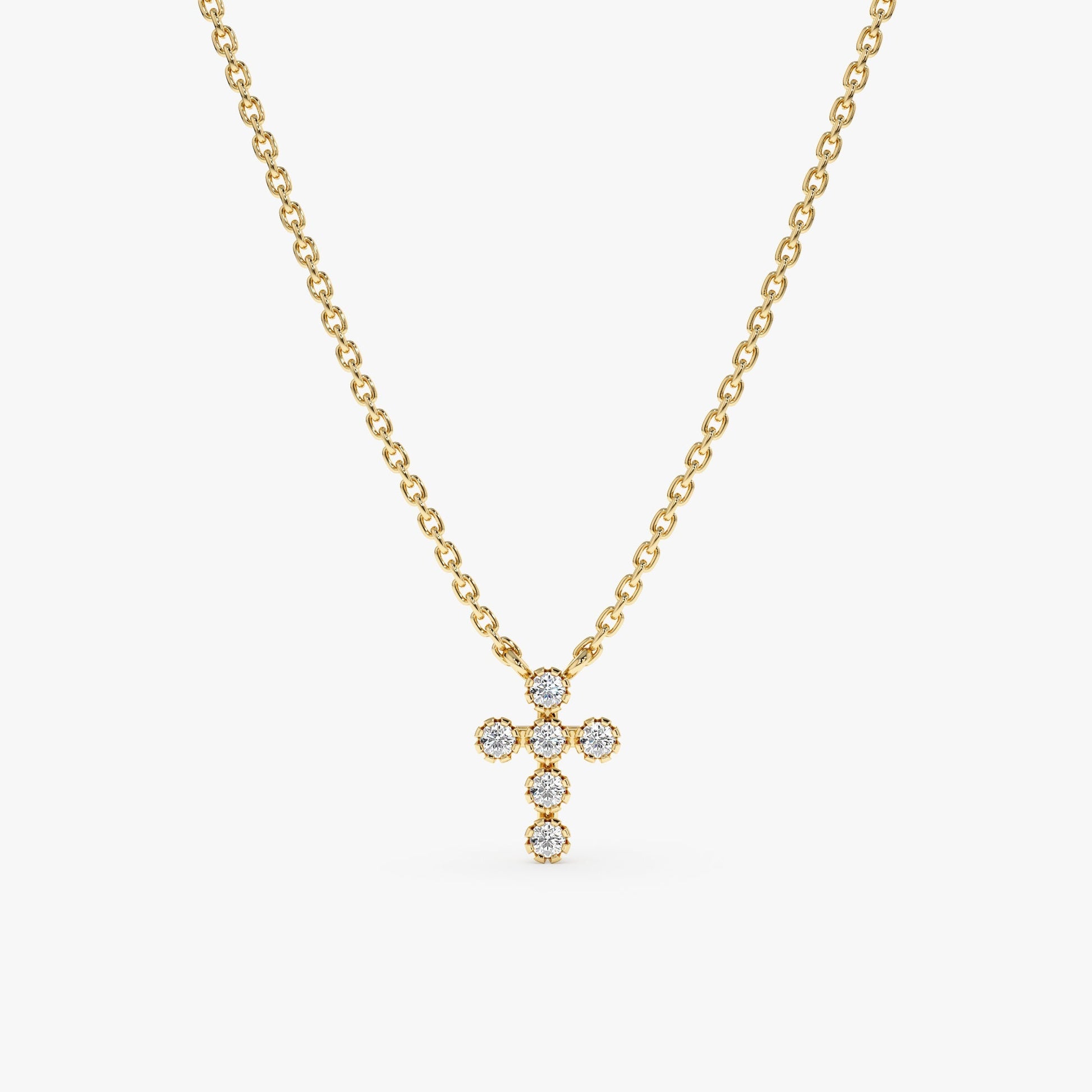1.0 CT Round Bezel Solitaire Lab Grown Diamond Necklace