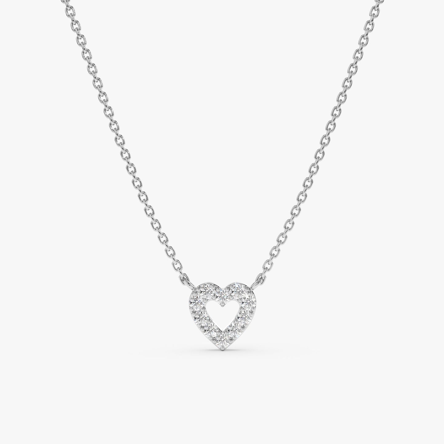 1.0 CT Round Bezel Solitaire Lab Grown Diamond Necklace