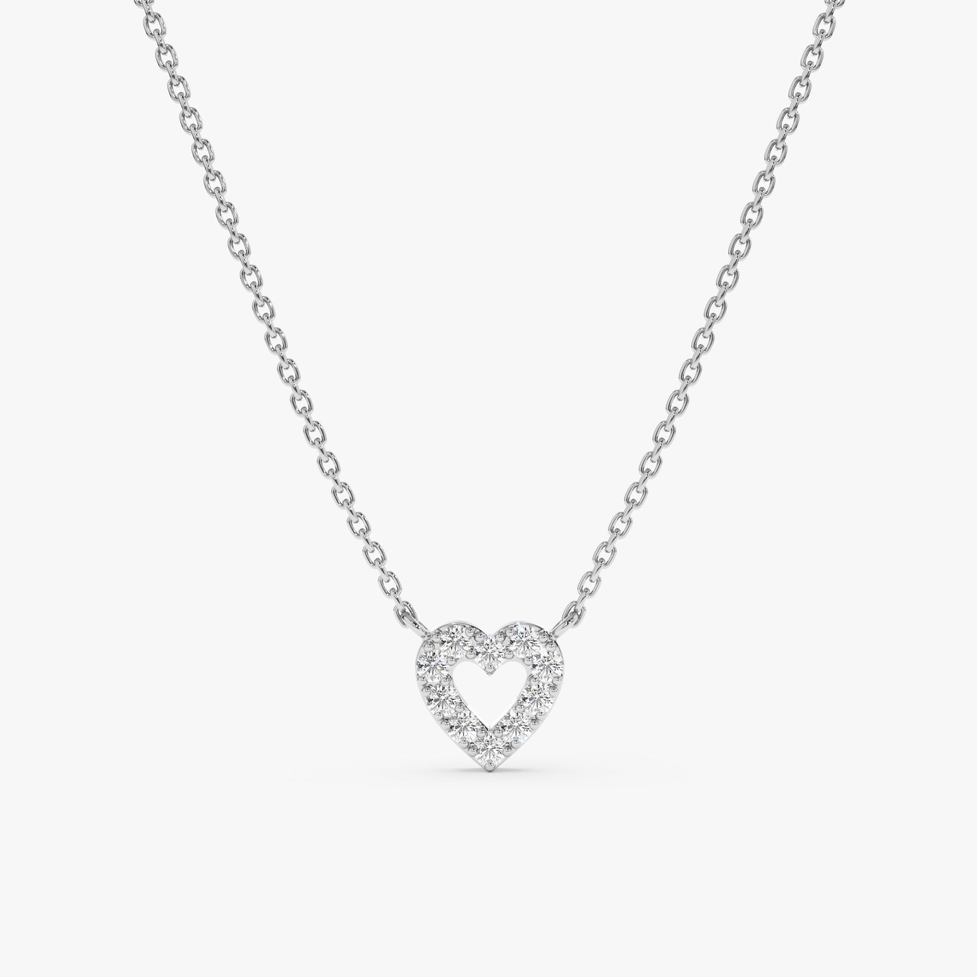 1.0 CT Round Bezel Solitaire Lab Grown Diamond Necklace