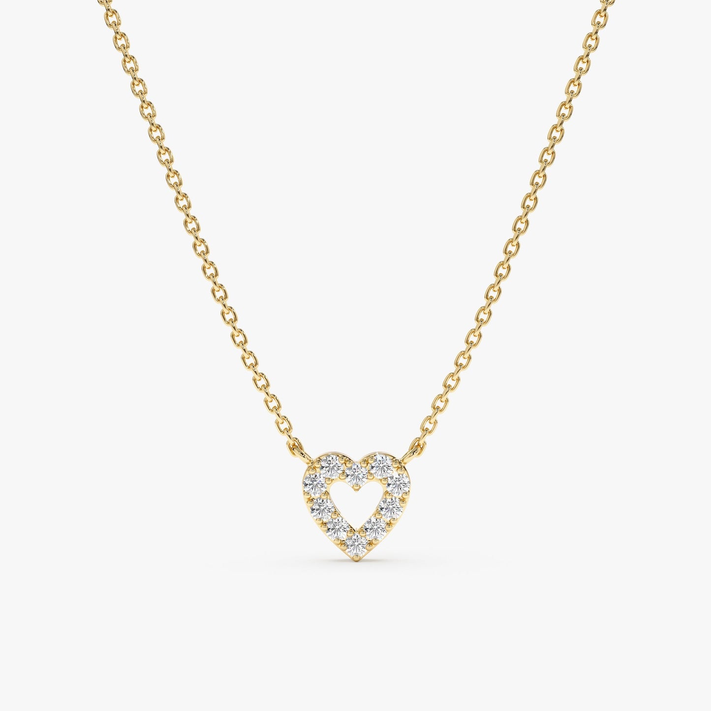 1.0 CT Round Bezel Solitaire Lab Grown Diamond Necklace