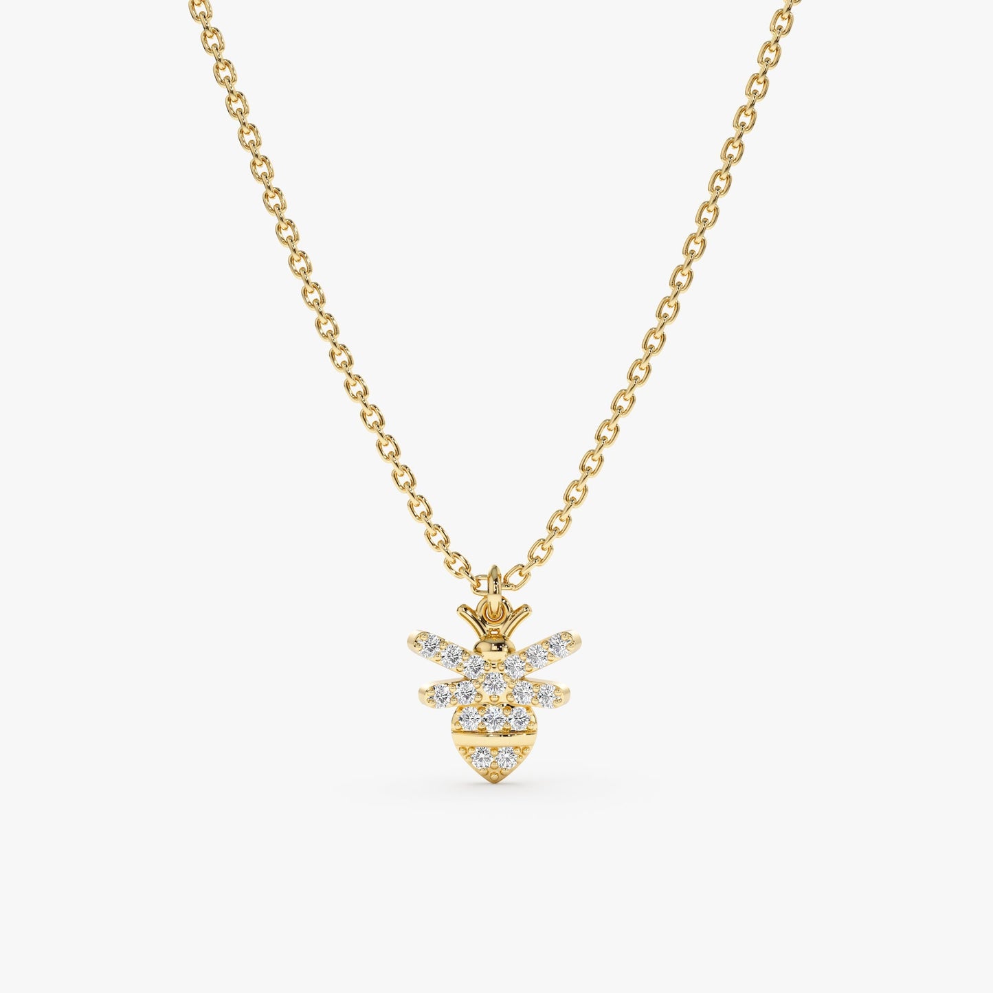1.0 CT Round Bezel Solitaire Lab Grown Diamond Necklace