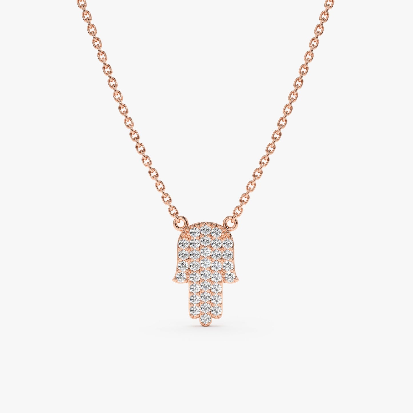1.0 CT Round Bezel Solitaire Lab Grown Diamond Necklace