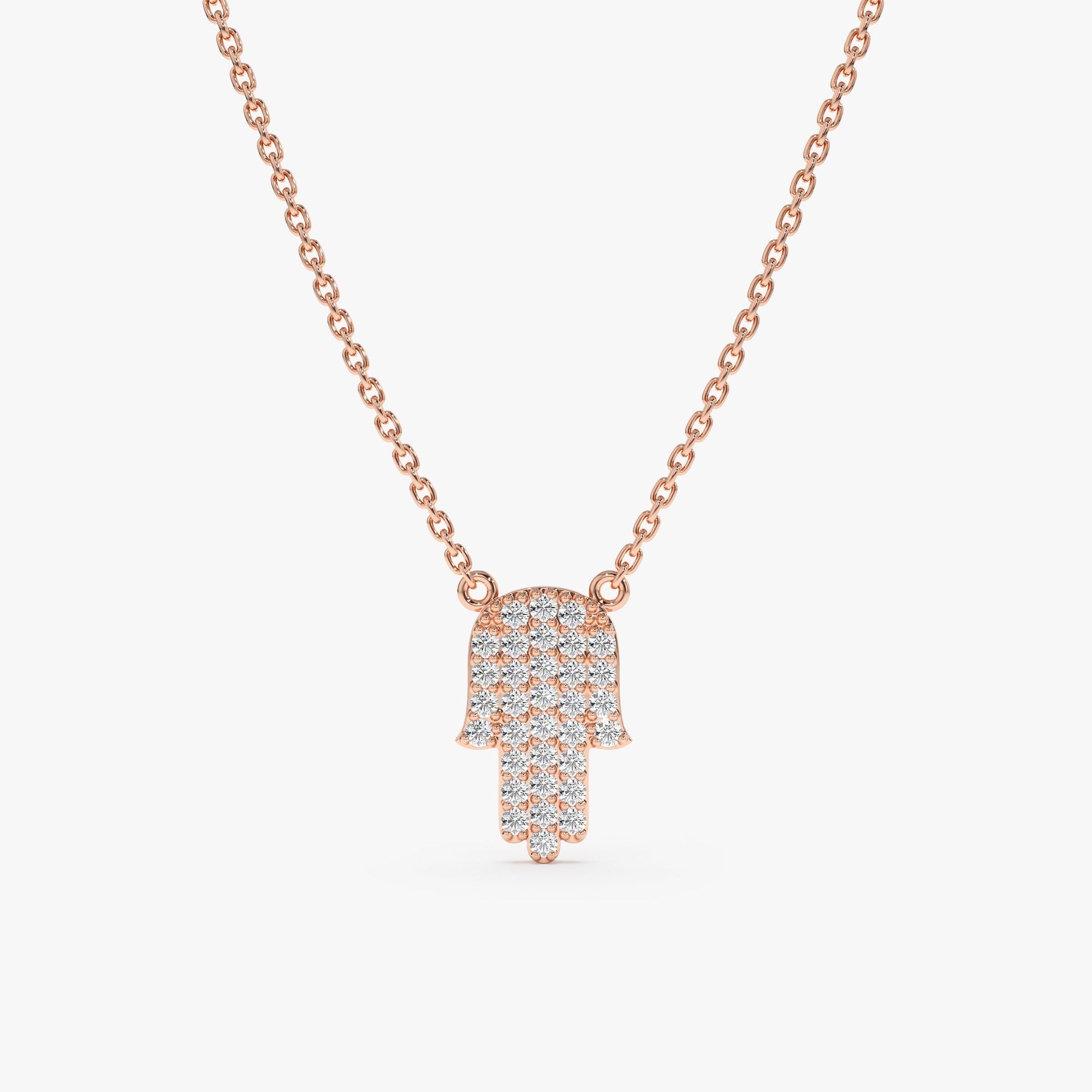 1.0 CT Round Bezel Solitaire Lab Grown Diamond Necklace