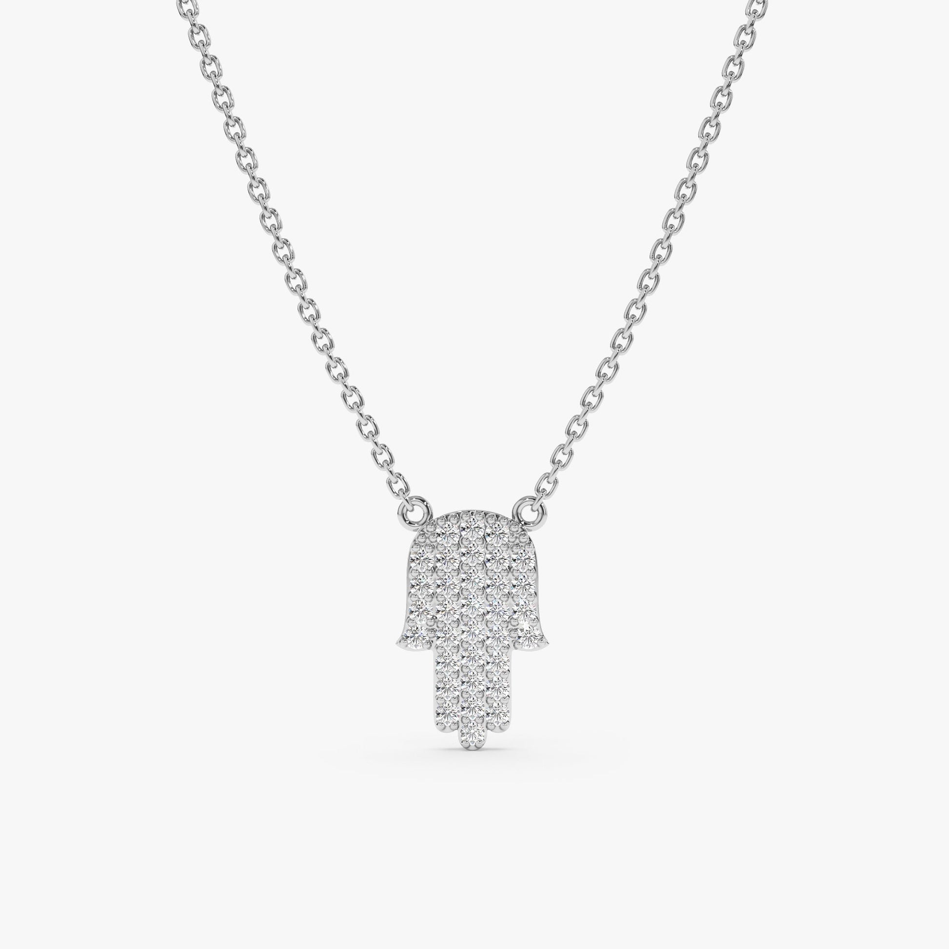 1.0 CT Round Bezel Solitaire Lab Grown Diamond Necklace