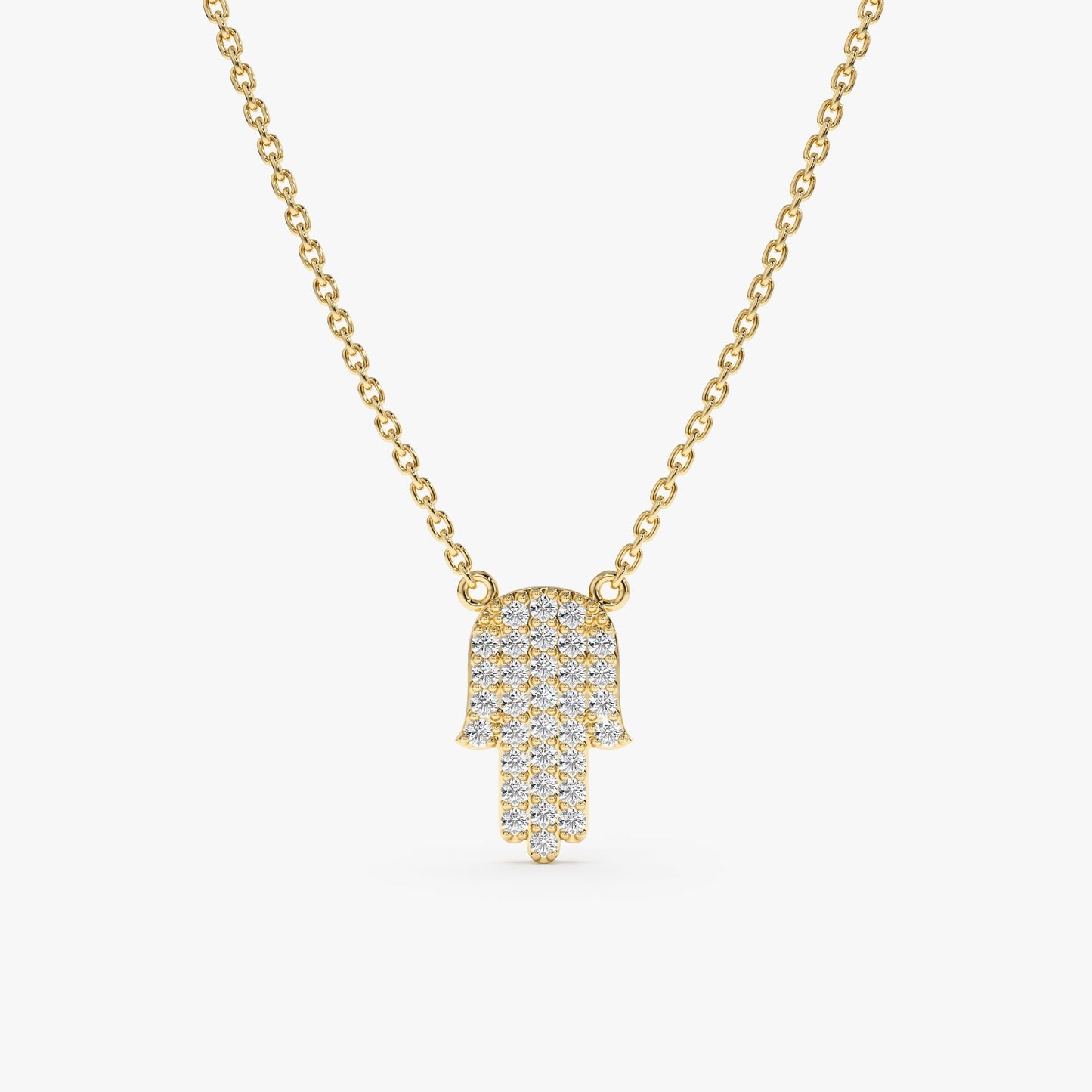 1.0 CT Round Bezel Solitaire Lab Grown Diamond Necklace