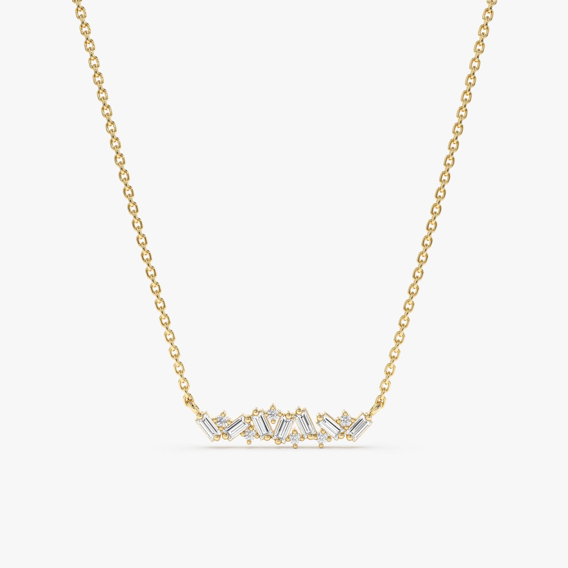 1.0 CT Round Bezel Solitaire Lab Grown Diamond Necklace