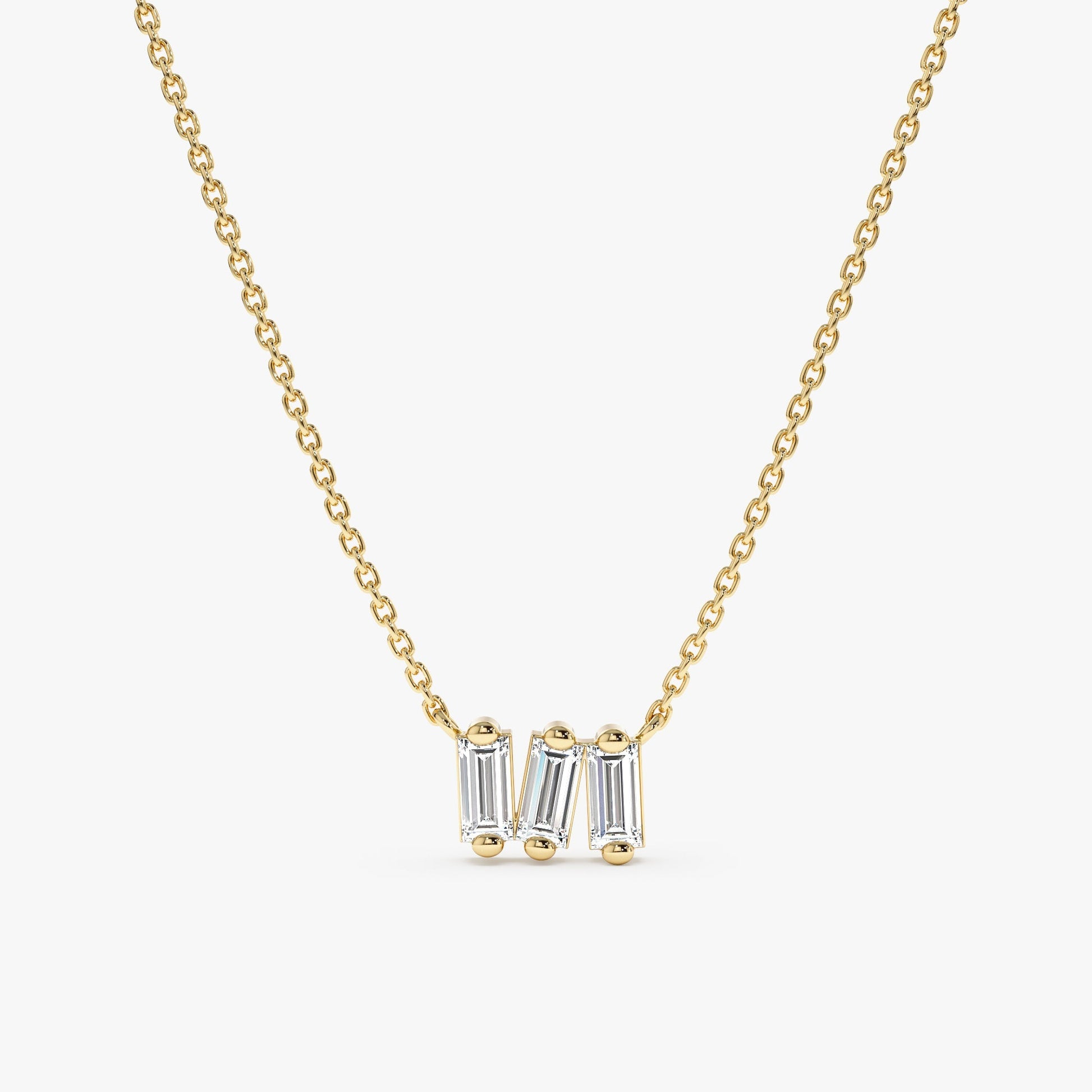 1.0 CT Round Bezel Solitaire Lab Grown Diamond Necklace
