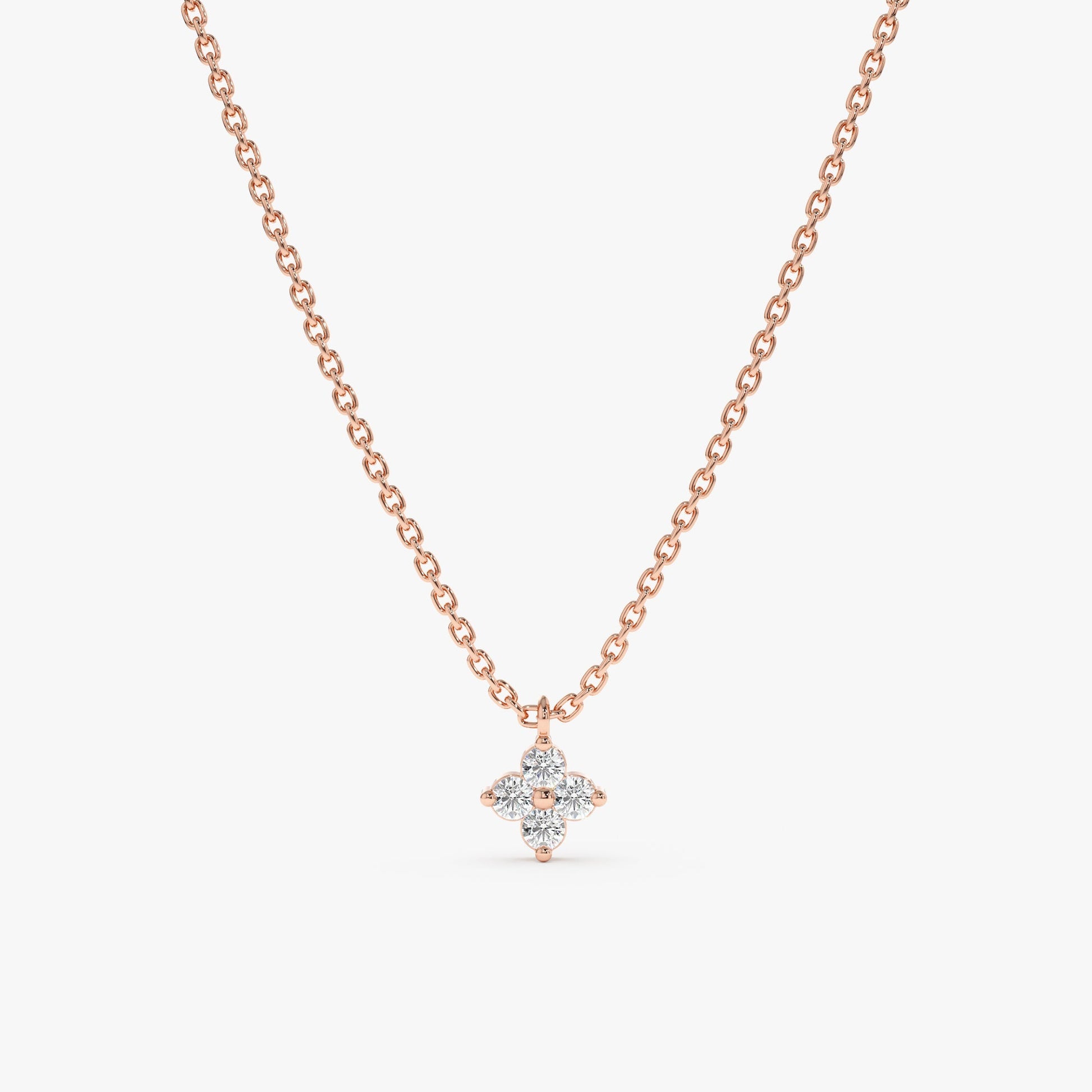 1.0 CT Round Bezel Solitaire Lab Grown Diamond Necklace