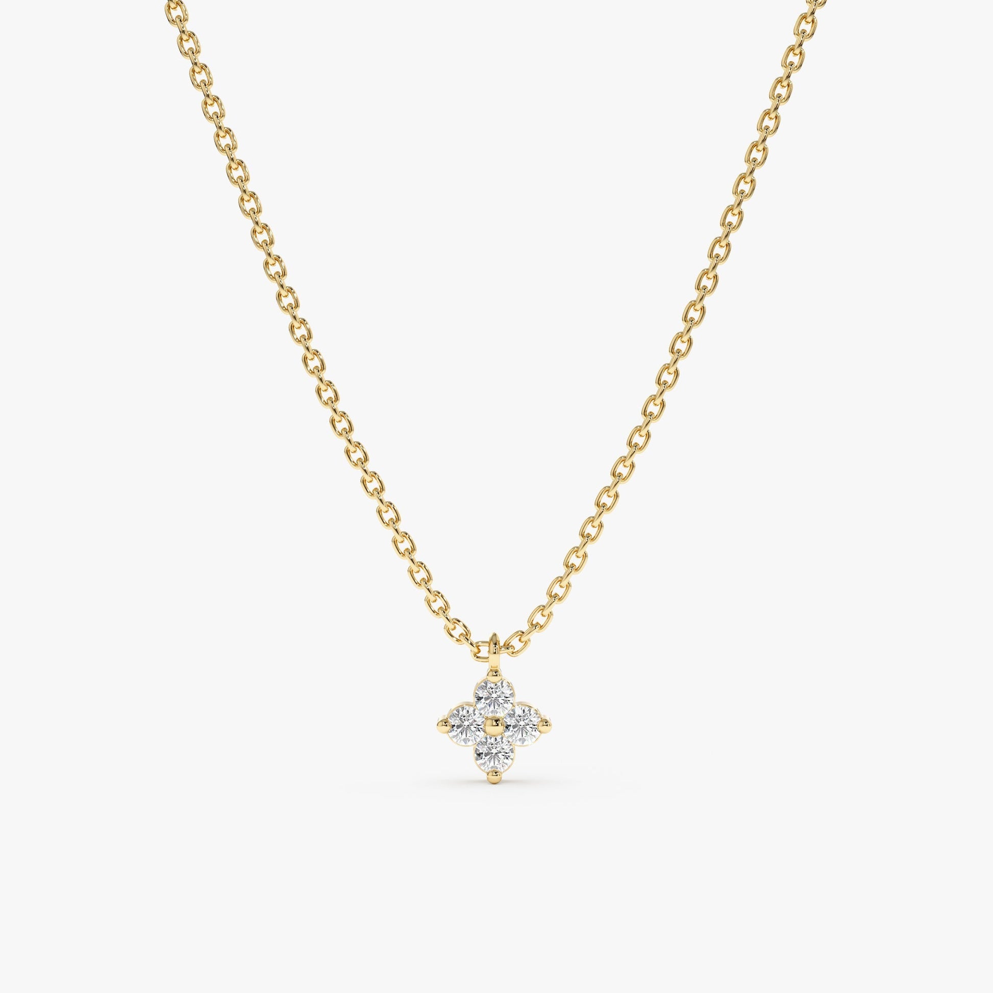 1.0 CT Round Bezel Solitaire Lab Grown Diamond Necklace