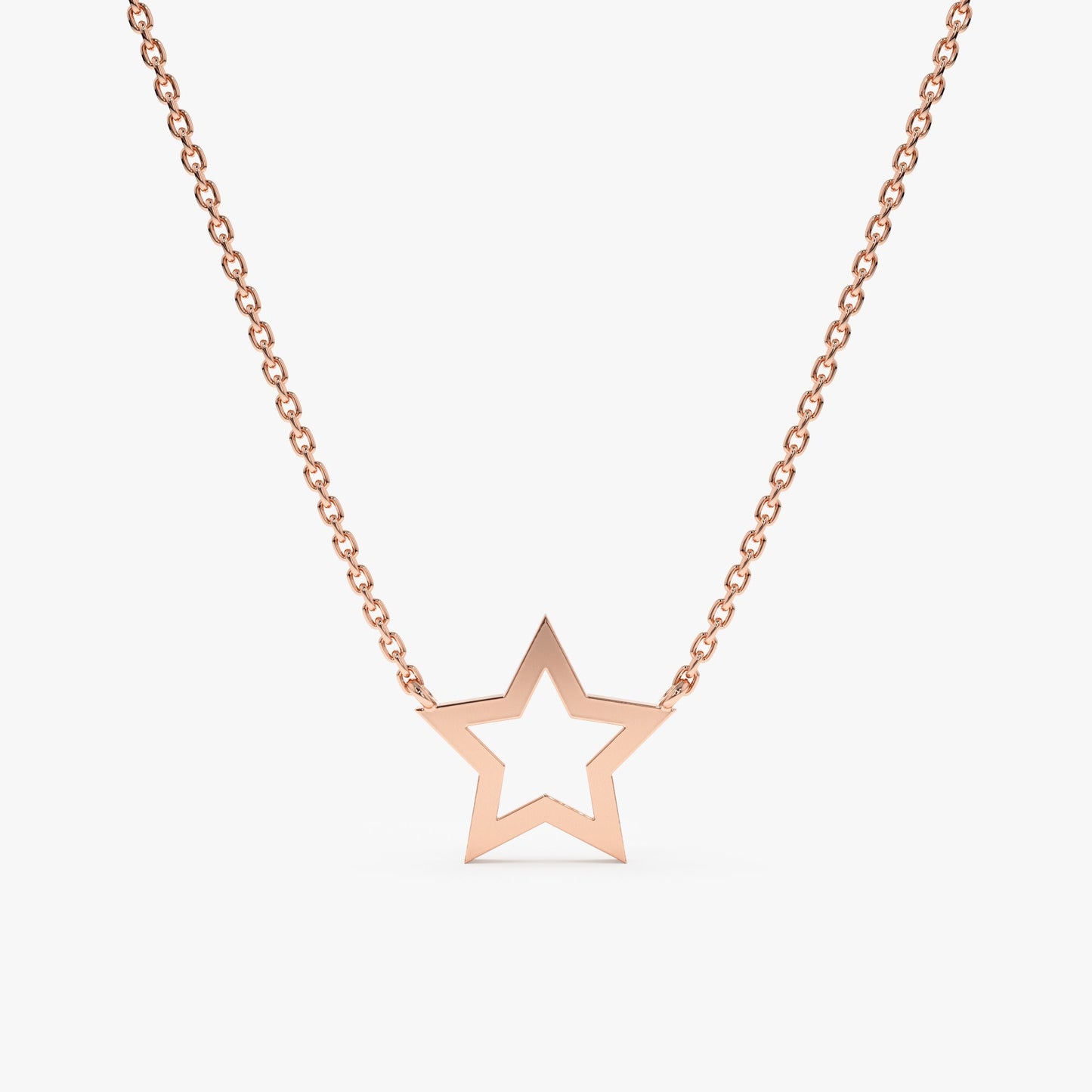 1.0 CT Round Bezel Solitaire Lab Grown Diamond Necklace