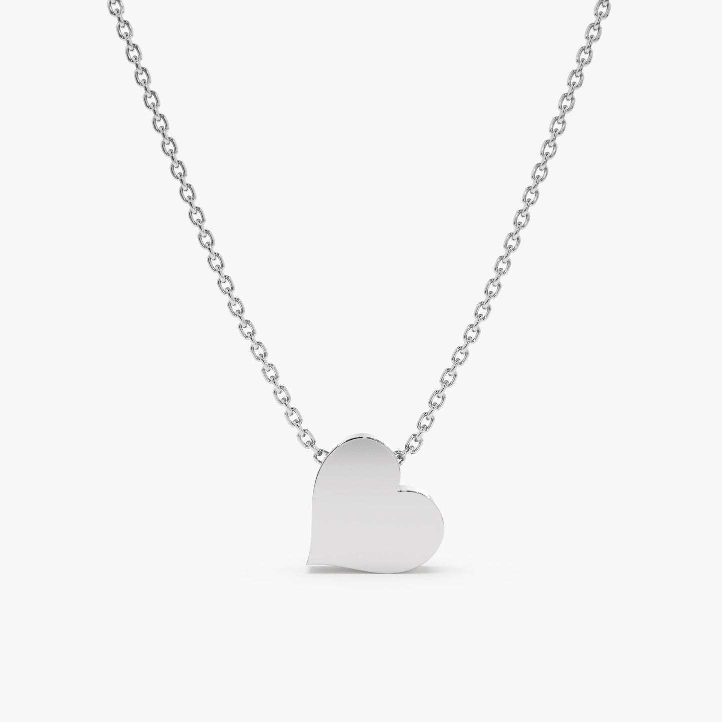 1.0 CT Round Bezel Solitaire Lab Grown Diamond Necklace