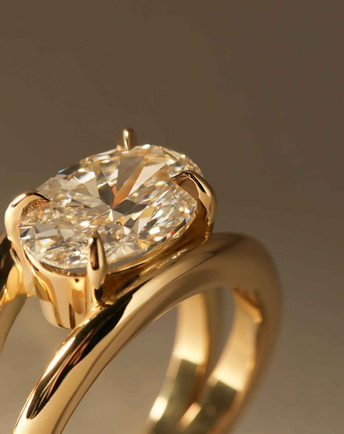 Emerald Pave Engagement Ring – 1 CT Lab Grown Diamond