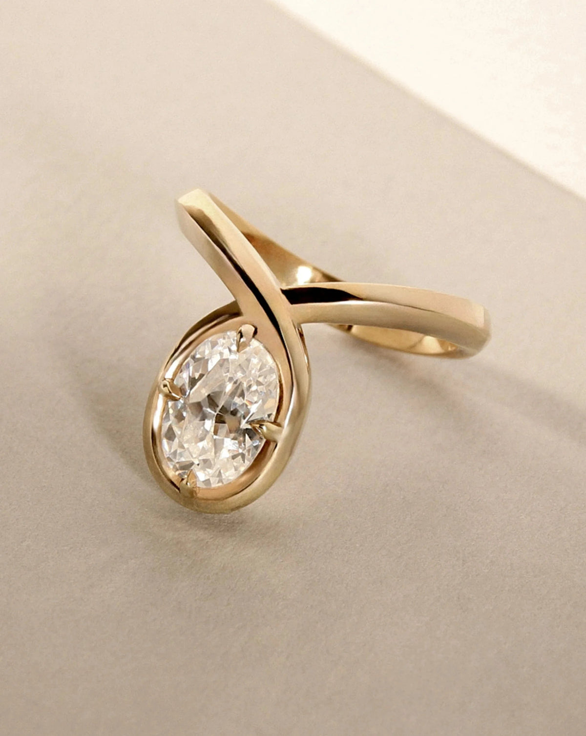 Emerald Pave Engagement Ring – 1 CT Lab Grown Diamond