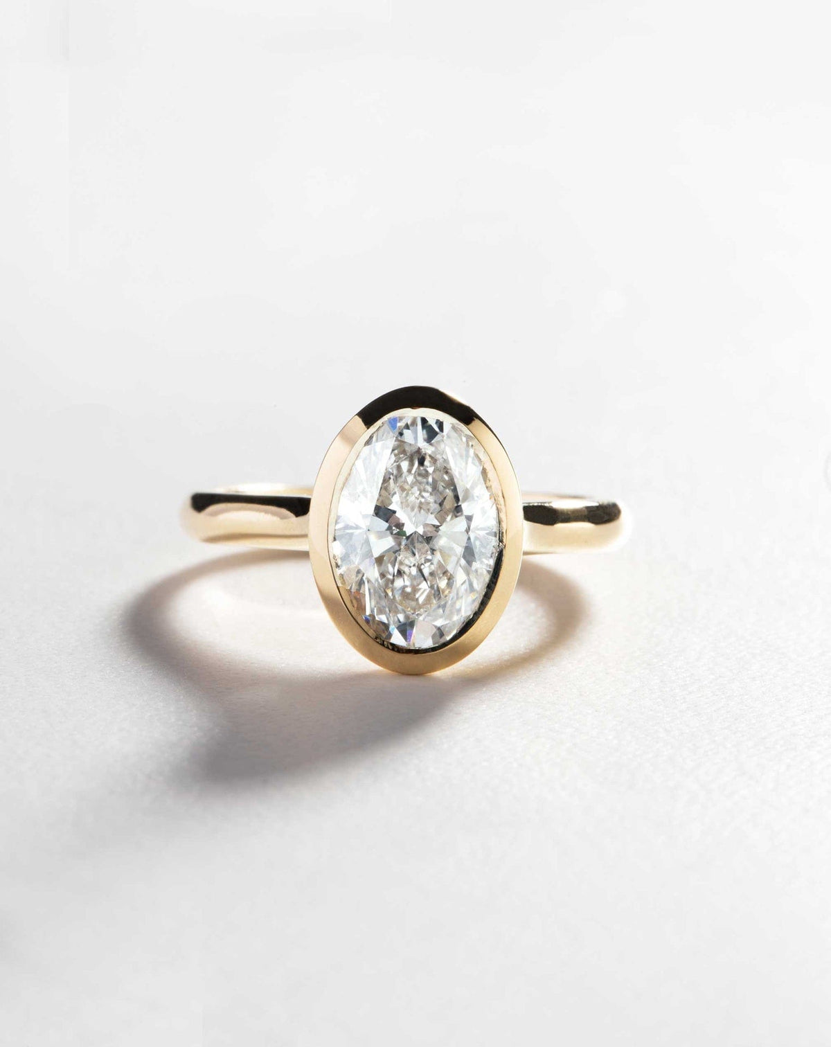 Emerald Pave Engagement Ring – 1 CT Lab Grown Diamond