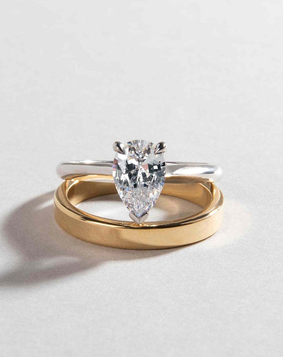 Emerald Pave Engagement Ring – 1 CT Lab Grown Diamond