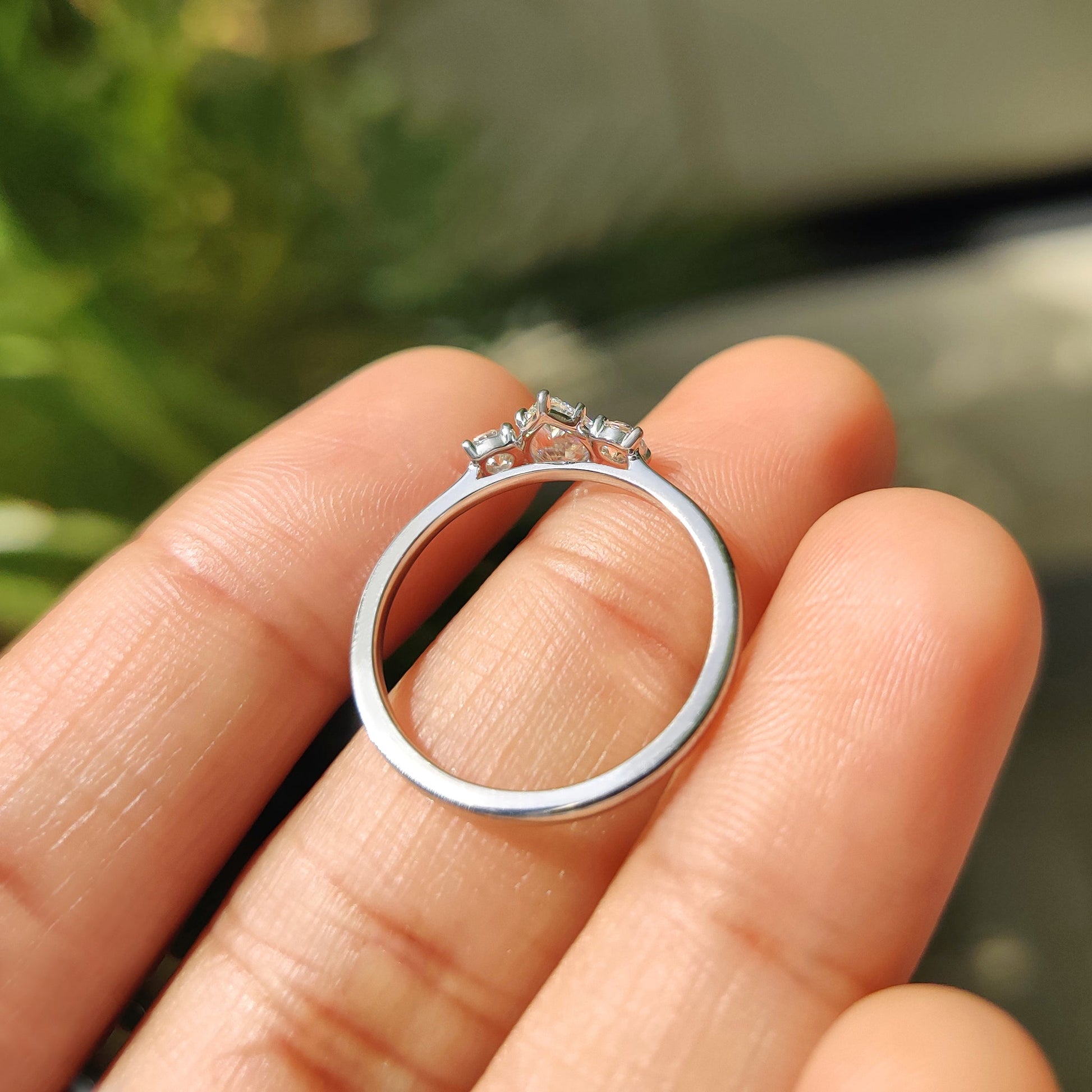 Cushion Hidden Halo Lab Grown Diamond Engagement Ring
