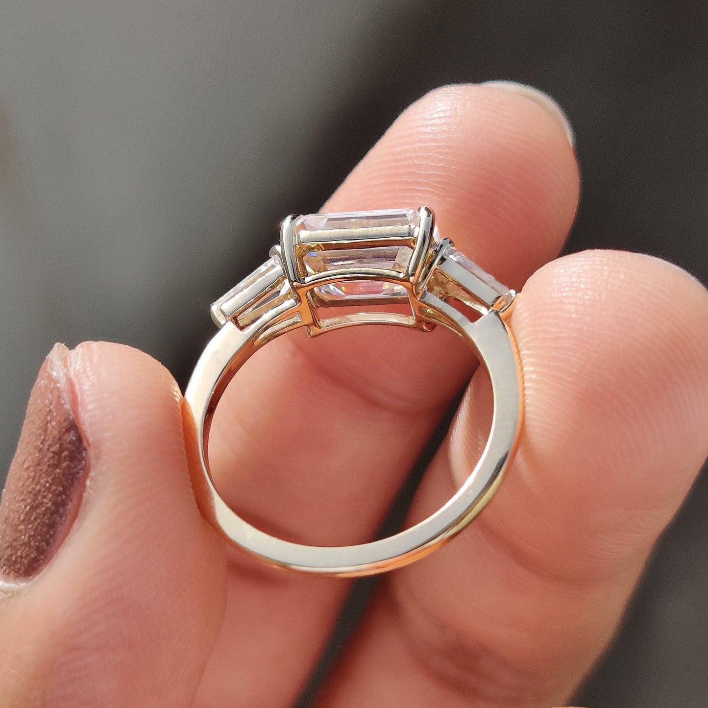 Cushion Hidden Halo Lab Grown Diamond Engagement Ring