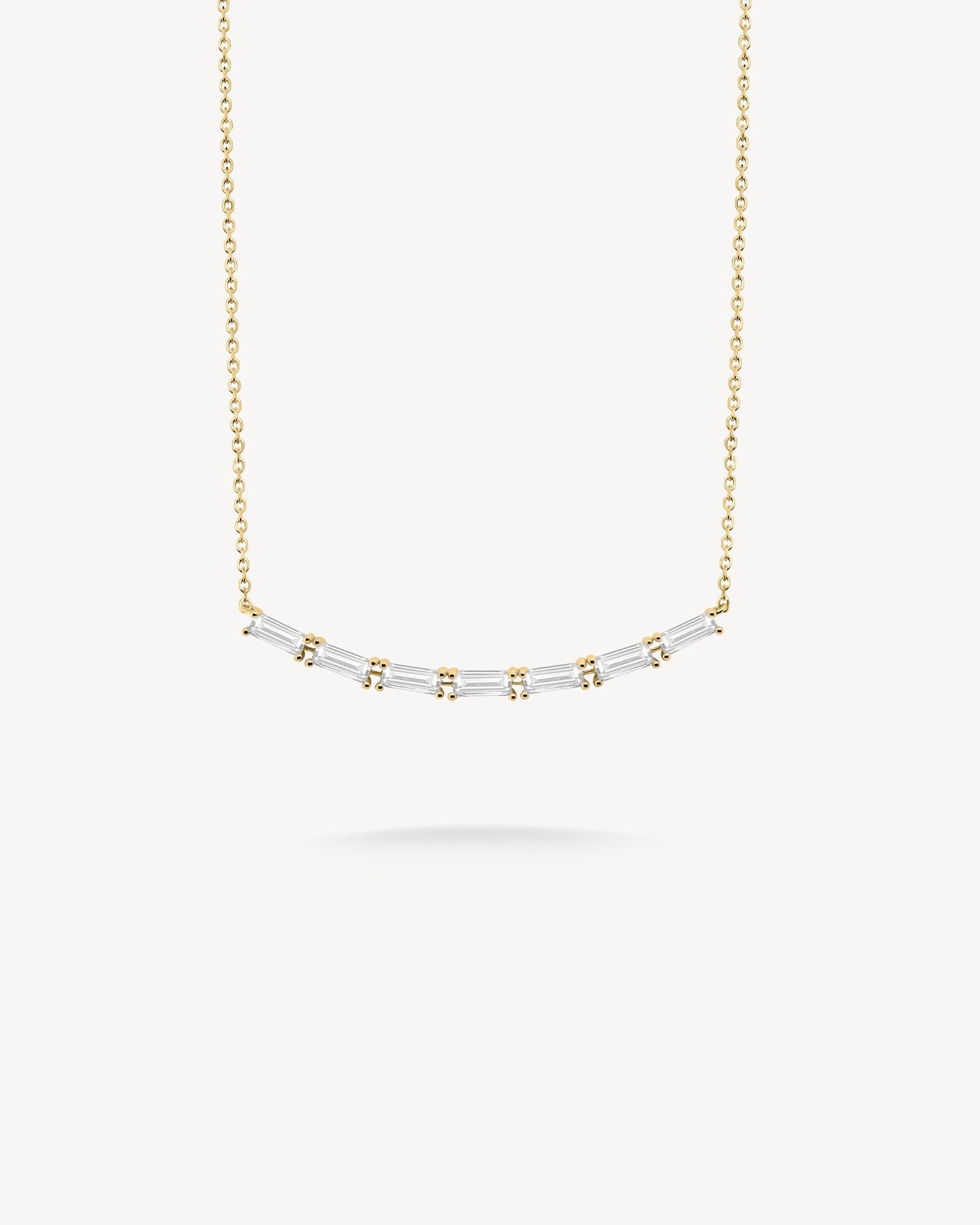 1.0 CT Round Bezel Solitaire Lab Grown Diamond Necklace