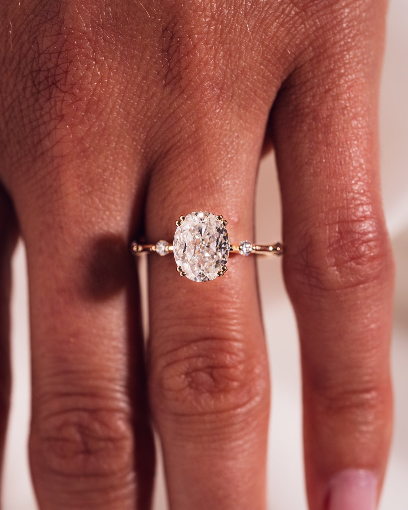 Cushion Hidden Halo Lab Grown Diamond Engagement Ring