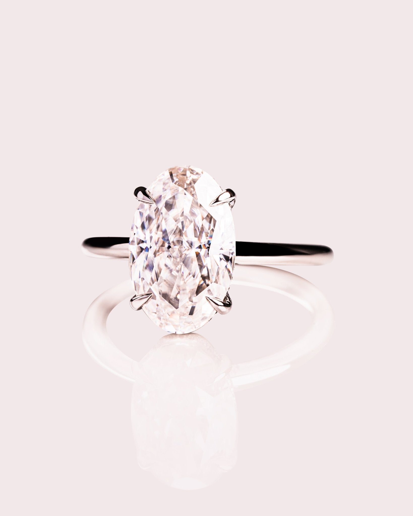 Cushion Hidden Halo Lab Grown Diamond Engagement Ring