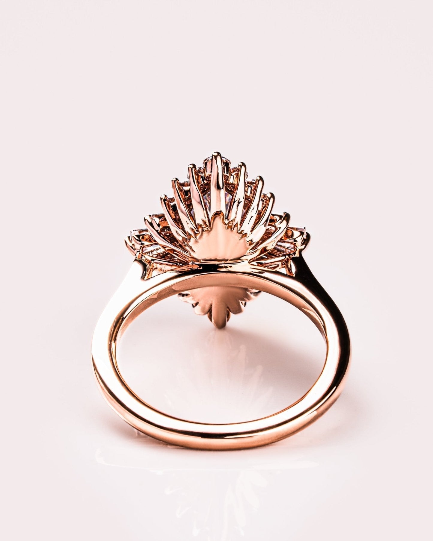 Cushion Hidden Halo Lab Grown Diamond Engagement Ring
