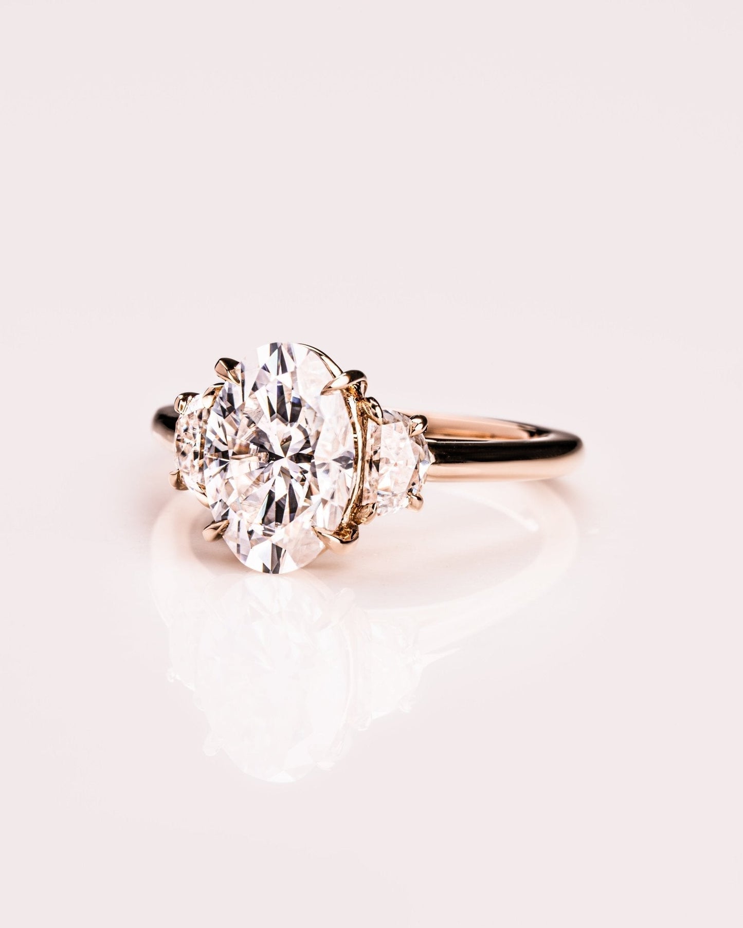 Cushion Hidden Halo Lab Grown Diamond Engagement Ring