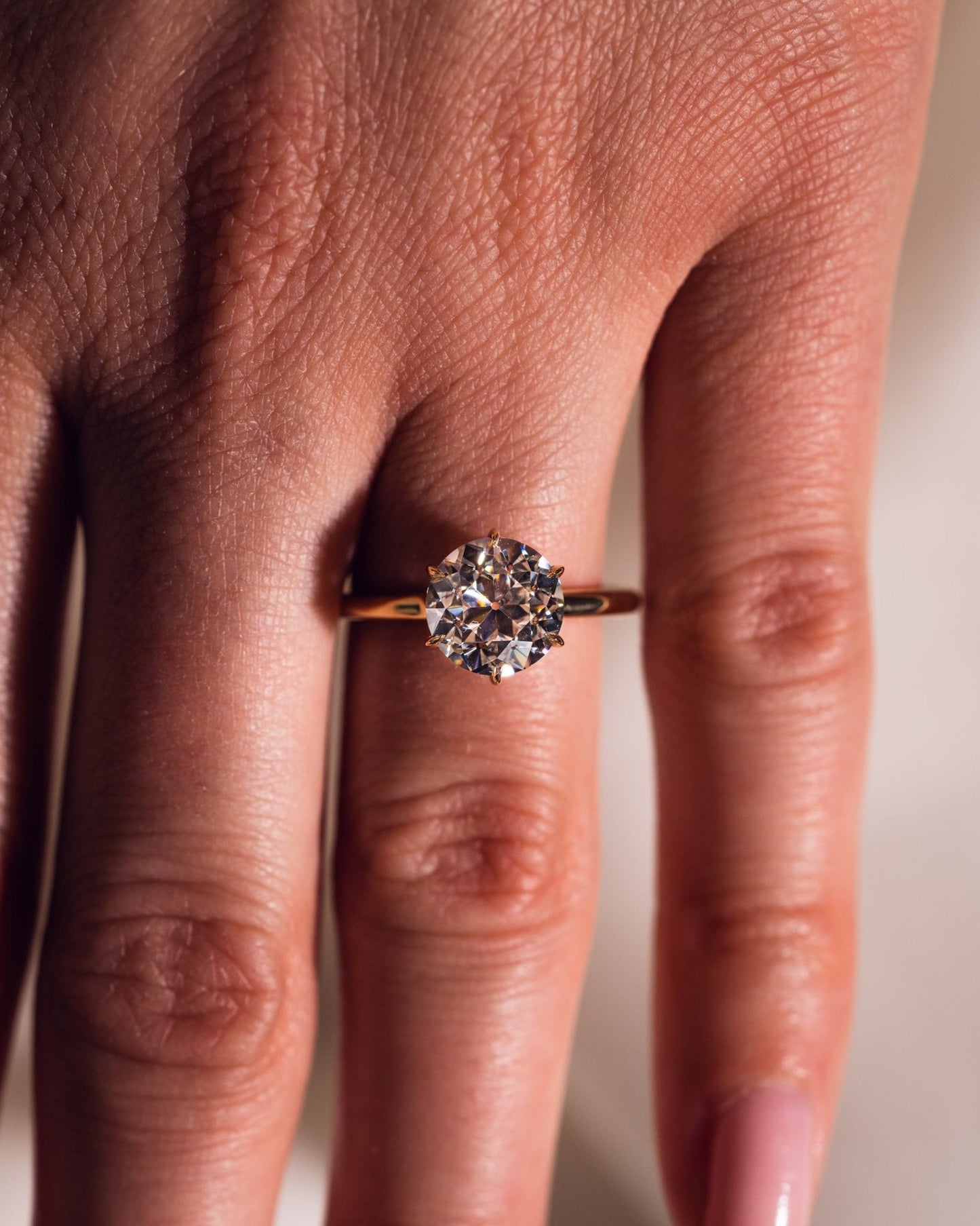 Cushion Hidden Halo Lab Grown Diamond Engagement Ring