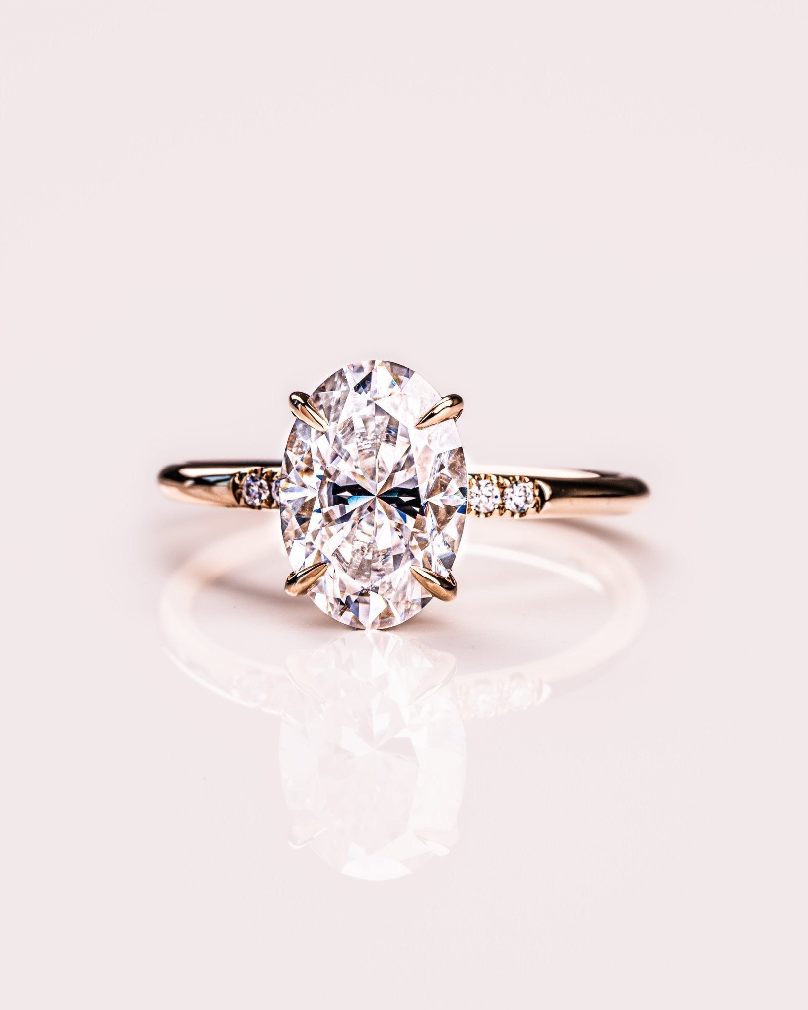 Cushion Hidden Halo Lab Grown Diamond Engagement Ring